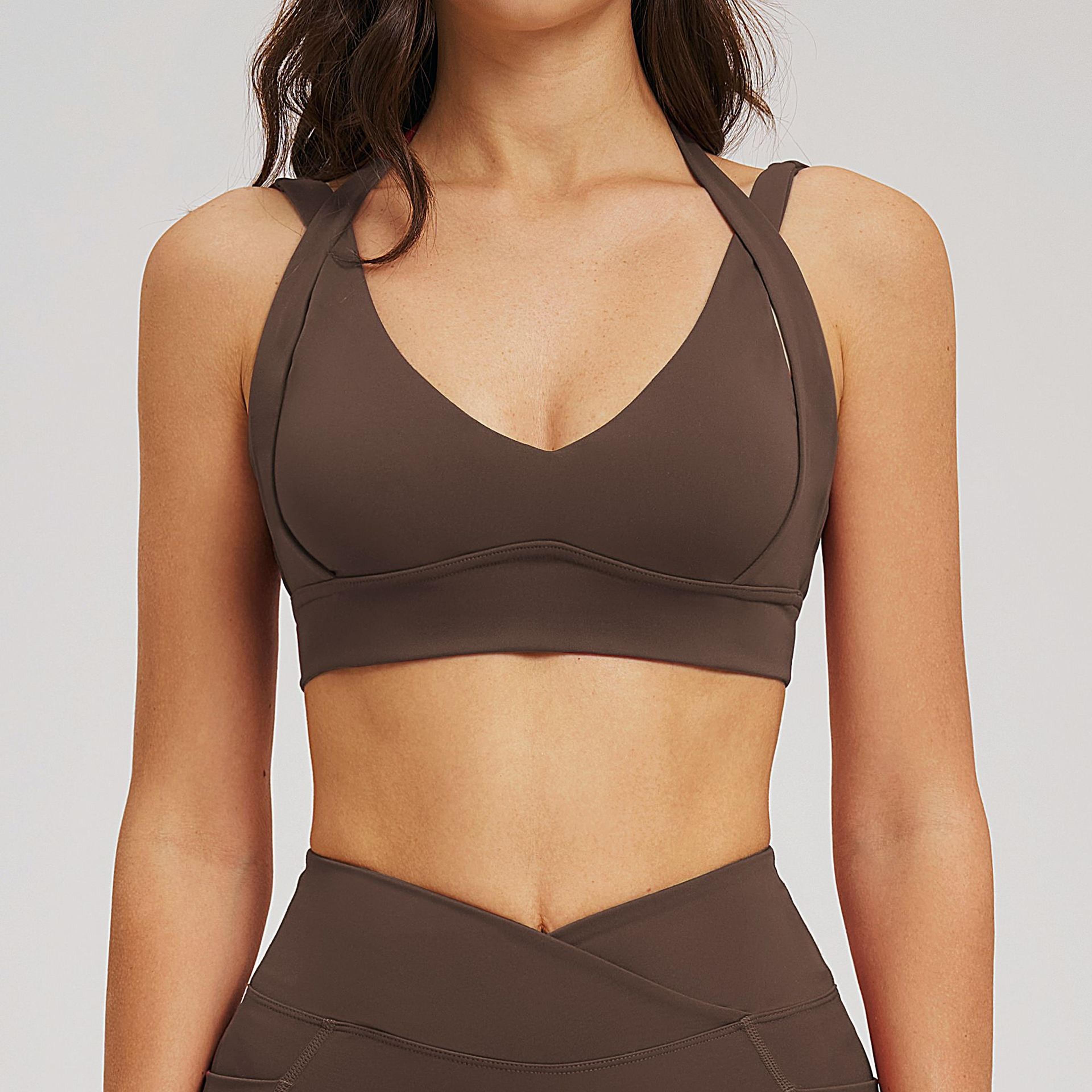 PerformanceFit Womens Sports Bra  Breathable Fitness Top  Push Up Yoga Bra 1