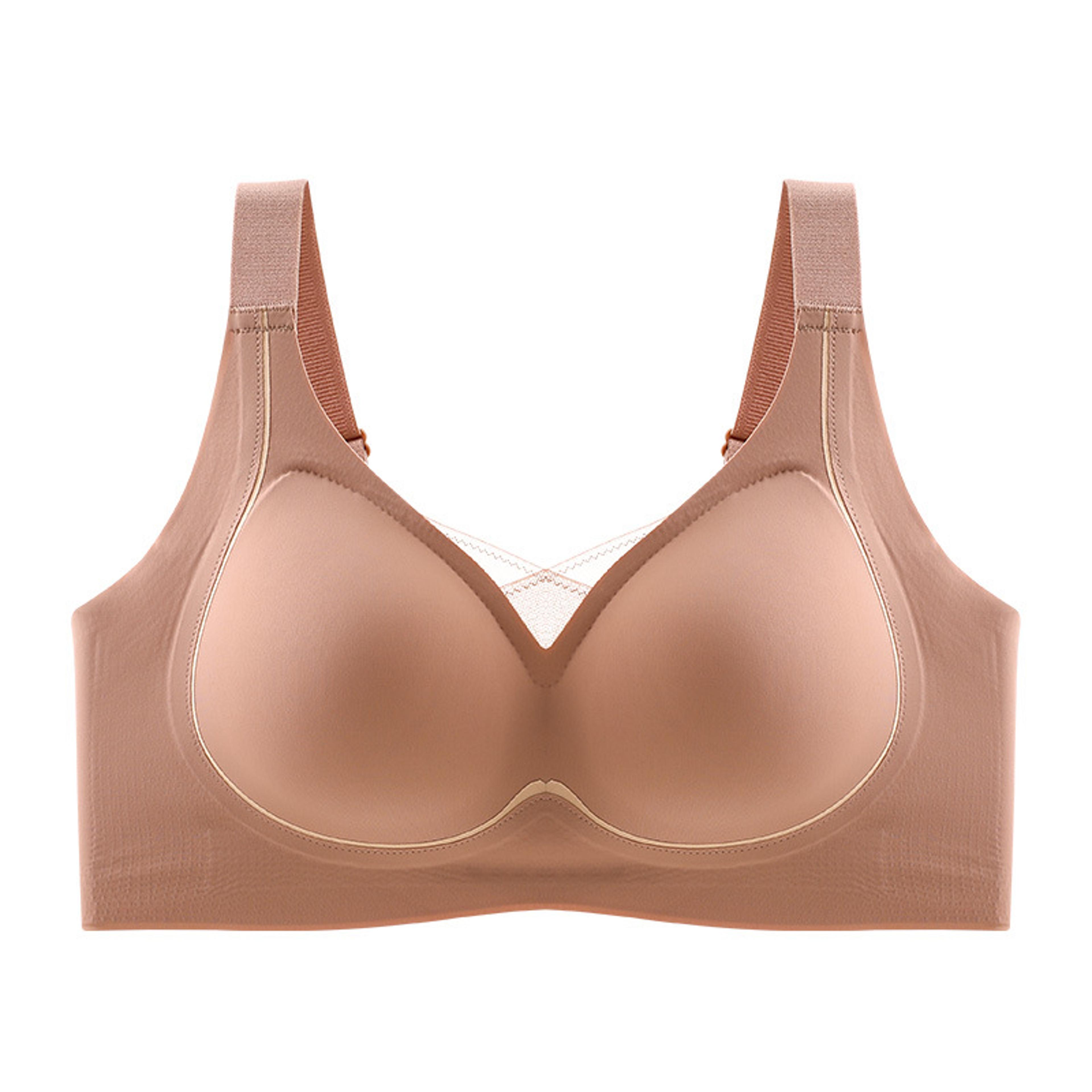 ComfortLift Seamless Minimizer Bra For Women  Wireless Full Coverage Push Up Support 4