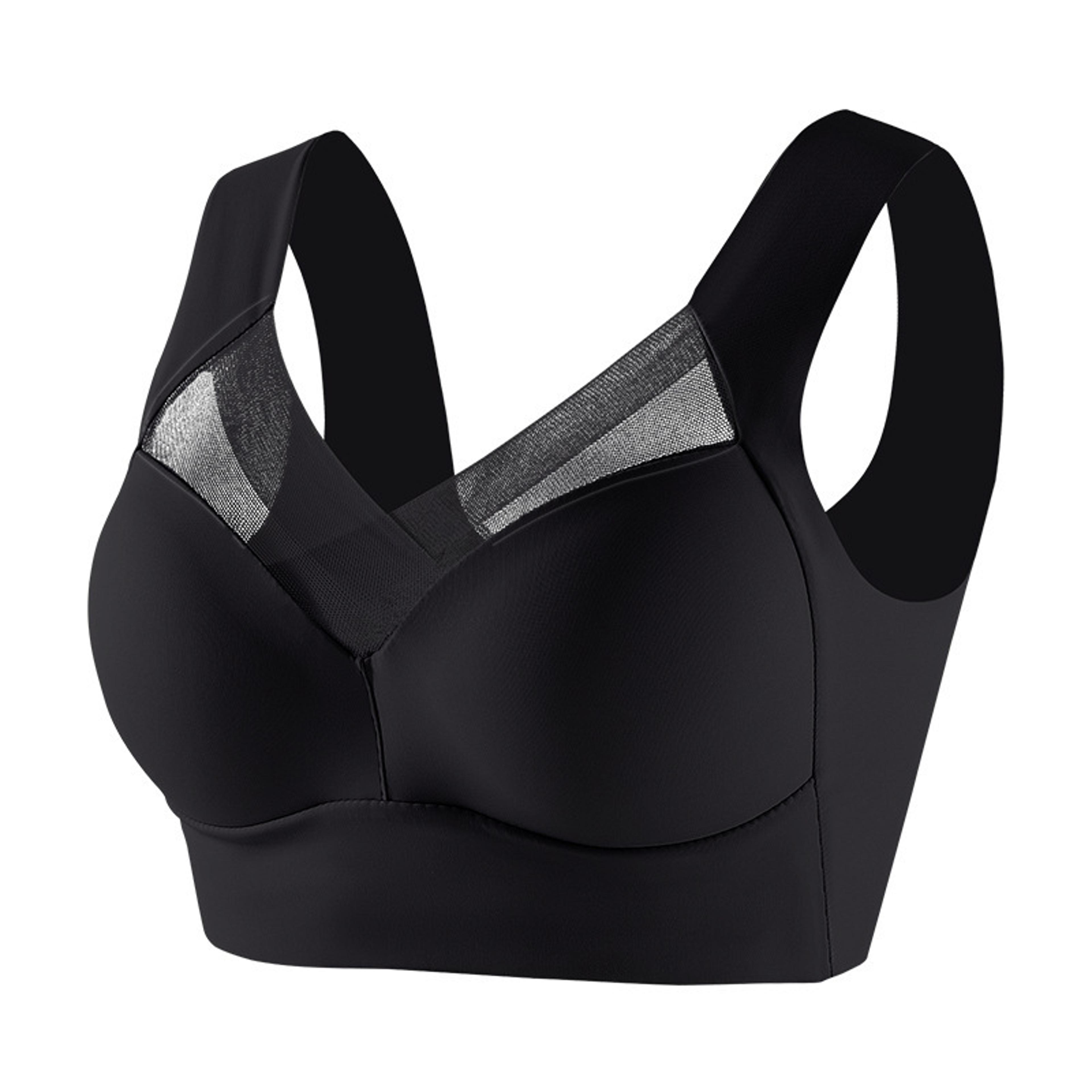 Seamless Plus Size Push Up Bra With Lace Backless Design 4