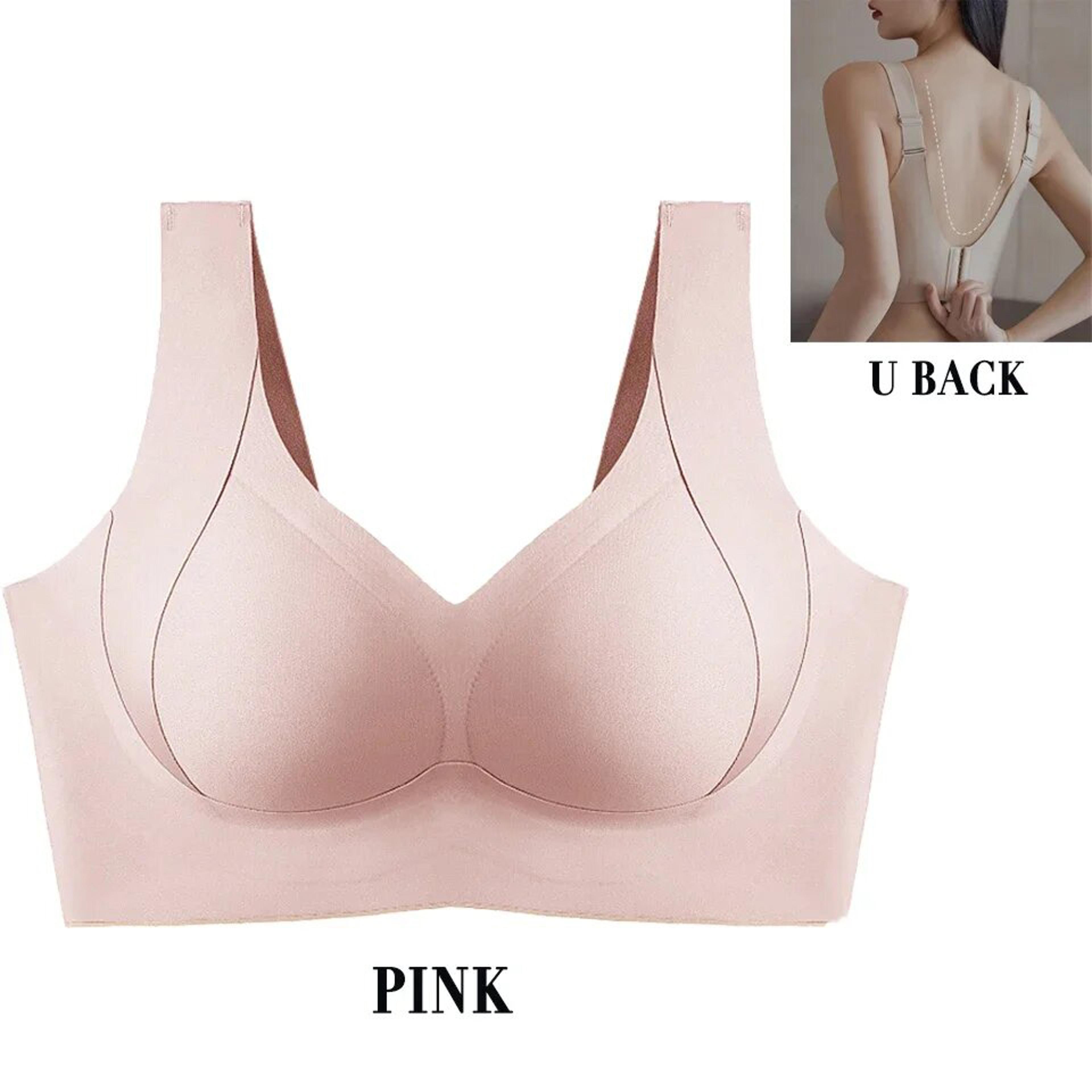 Full Comfort Plus Size Wireless Seamless TShirt Bra With Soft Support 6