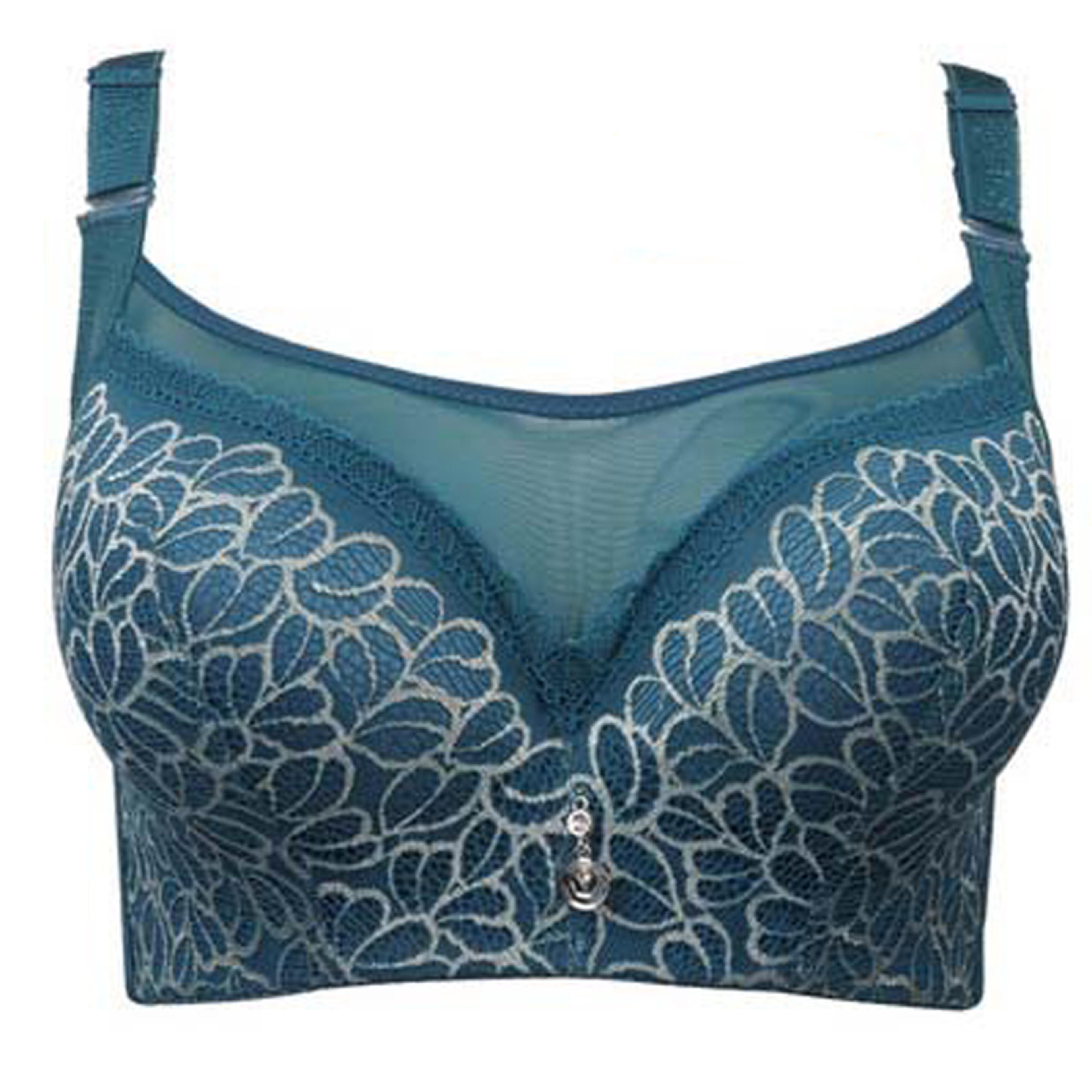 Elegant Push Up Bra For Women  Lace  Mesh Plus Size Lingerie 5