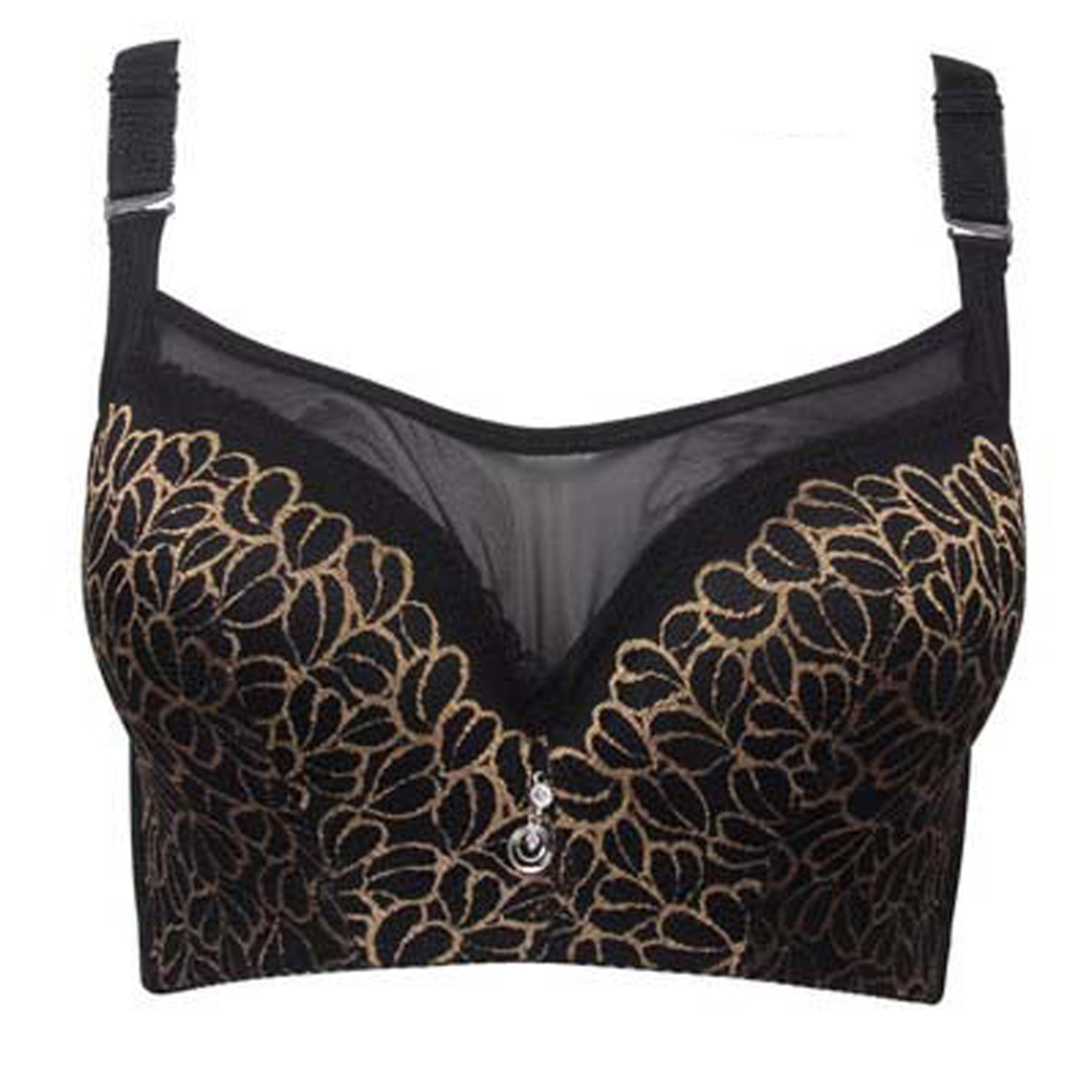Elegant Push Up Bra For Women  Lace  Mesh Plus Size Lingerie 9