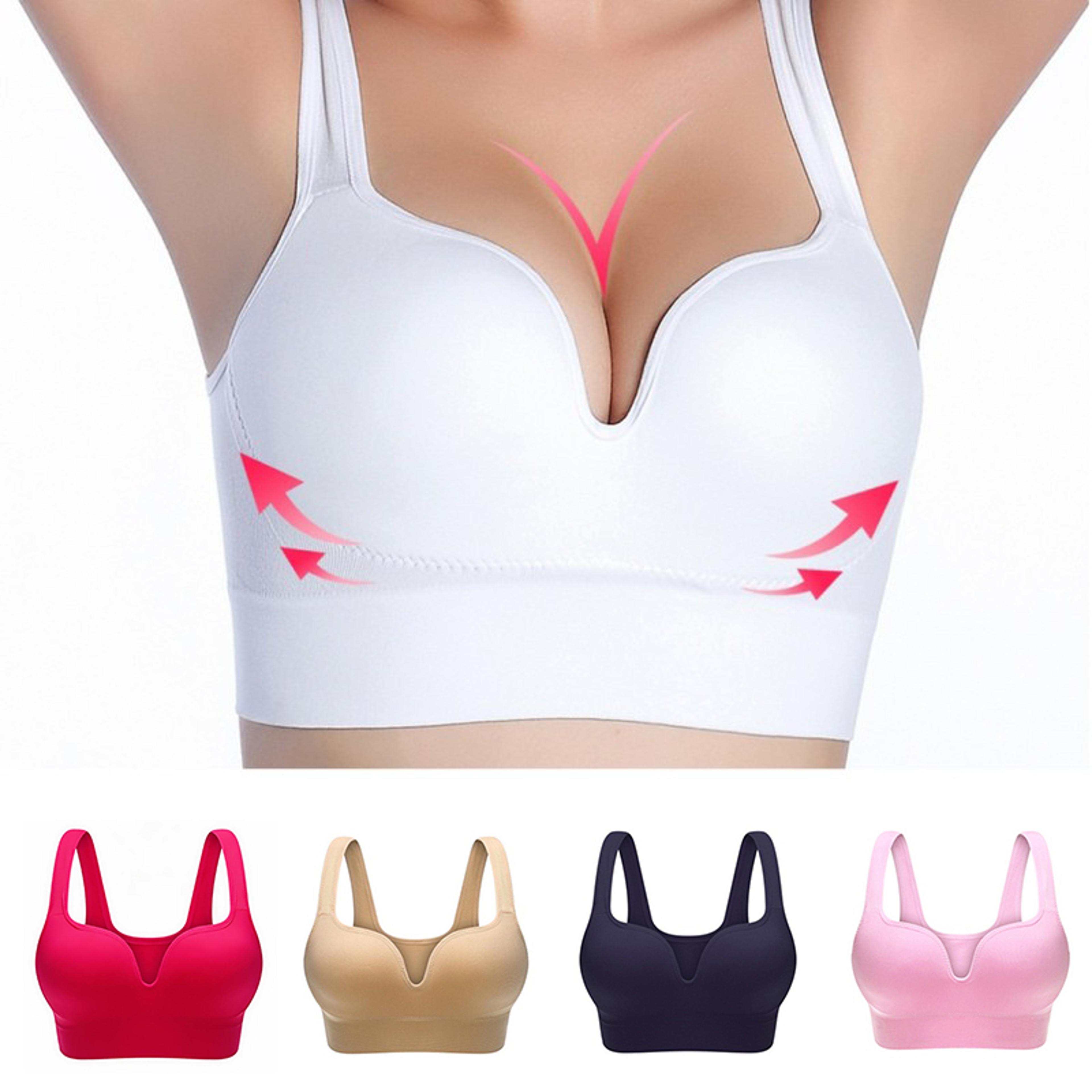 seamless push up comfort bra: wireless seamless lingerie vest