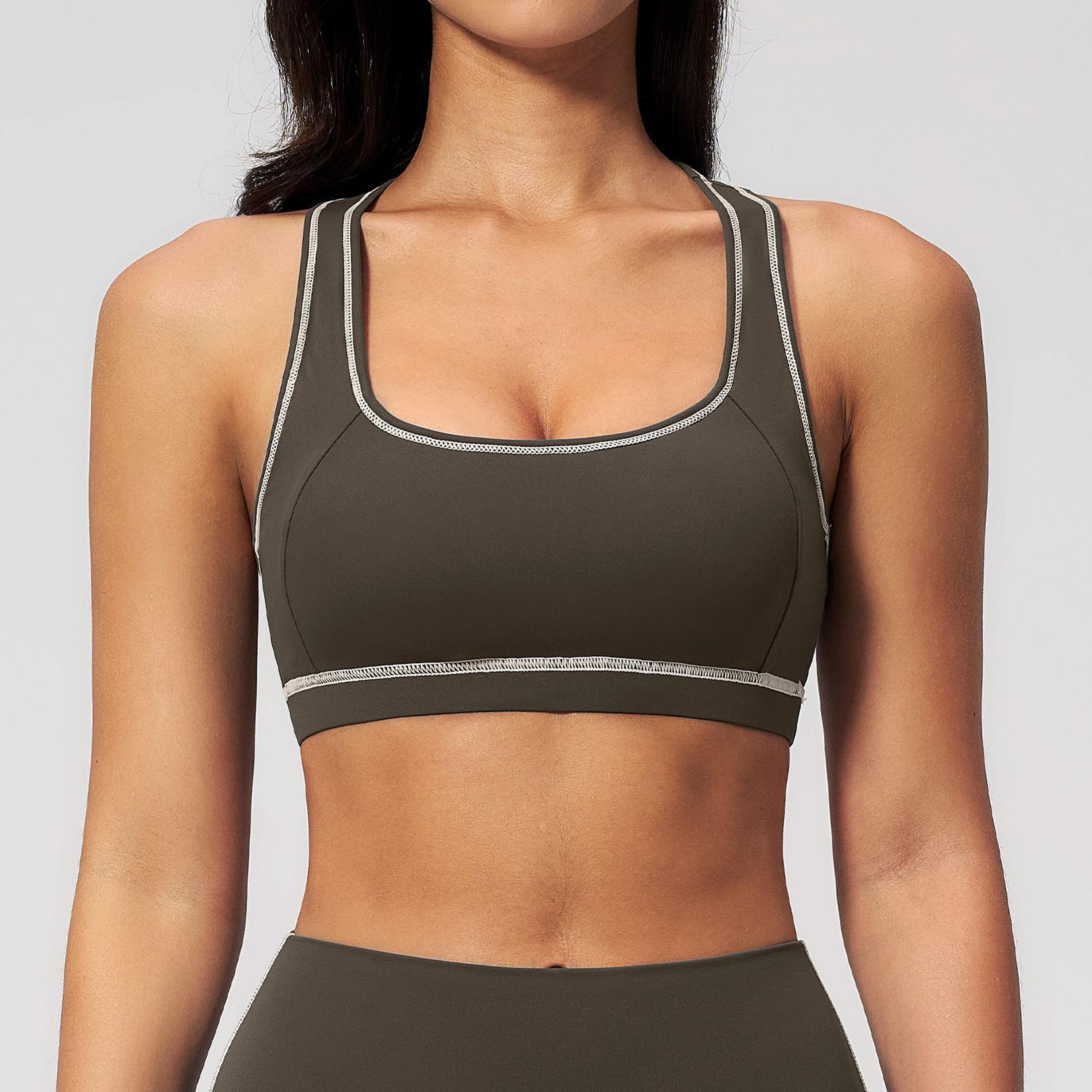 Premium Push Up Breathable Sports Bra  Yoga Fitness Top For Women 8