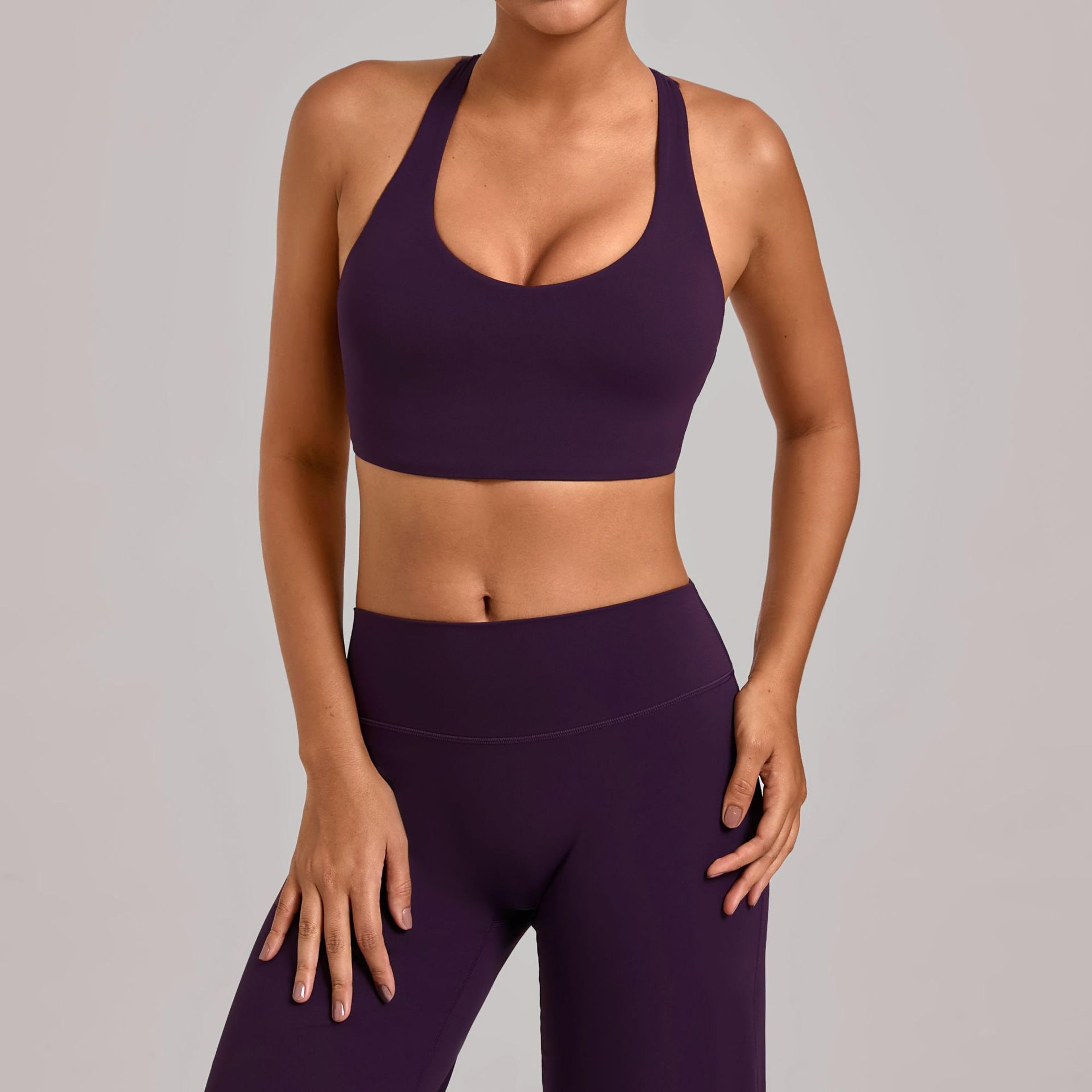 shockproof push up womens sports bra crop top for yoga & fitness