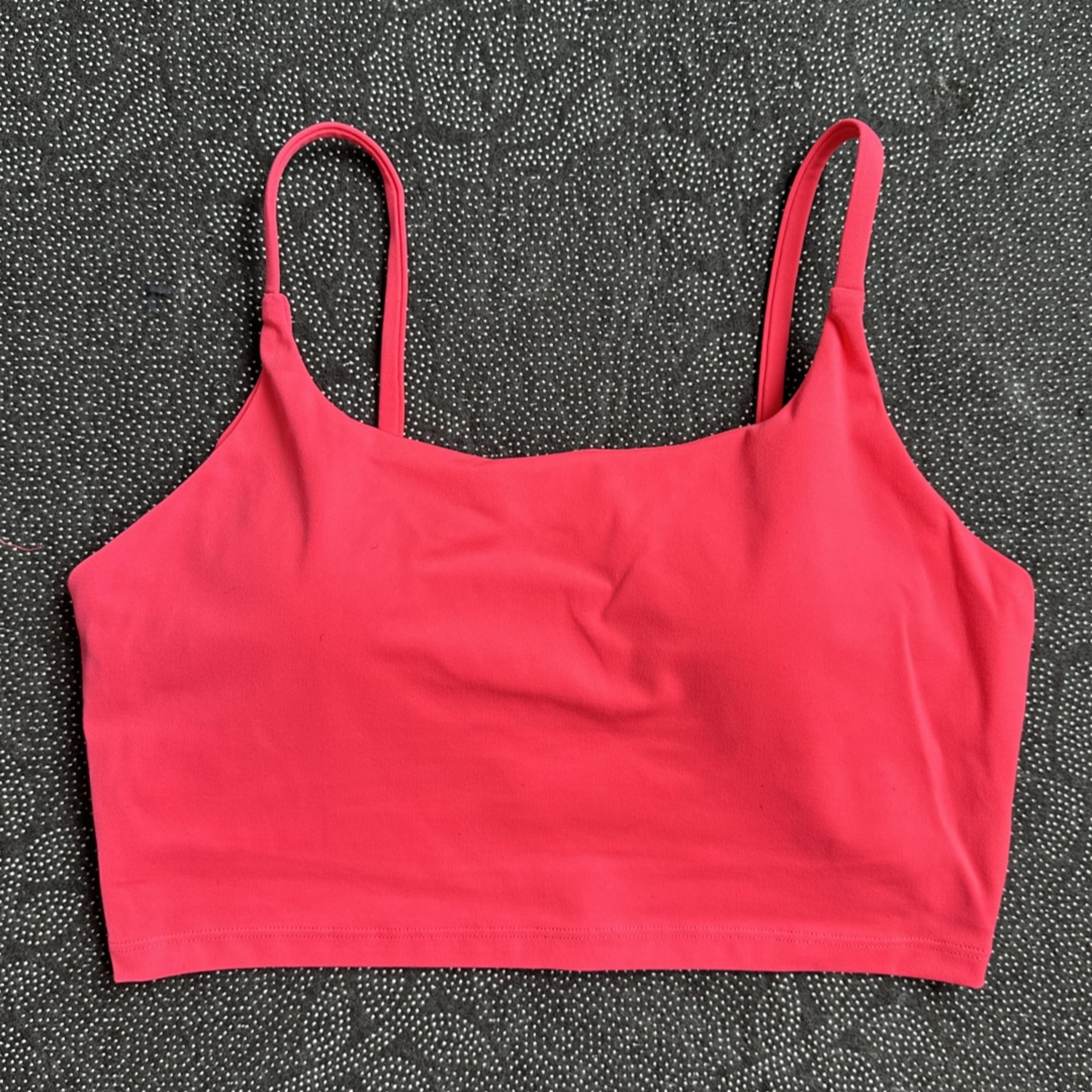 Womens Fitness Sports Bra With Spaghetti Straps Gym  Yoga Top 9