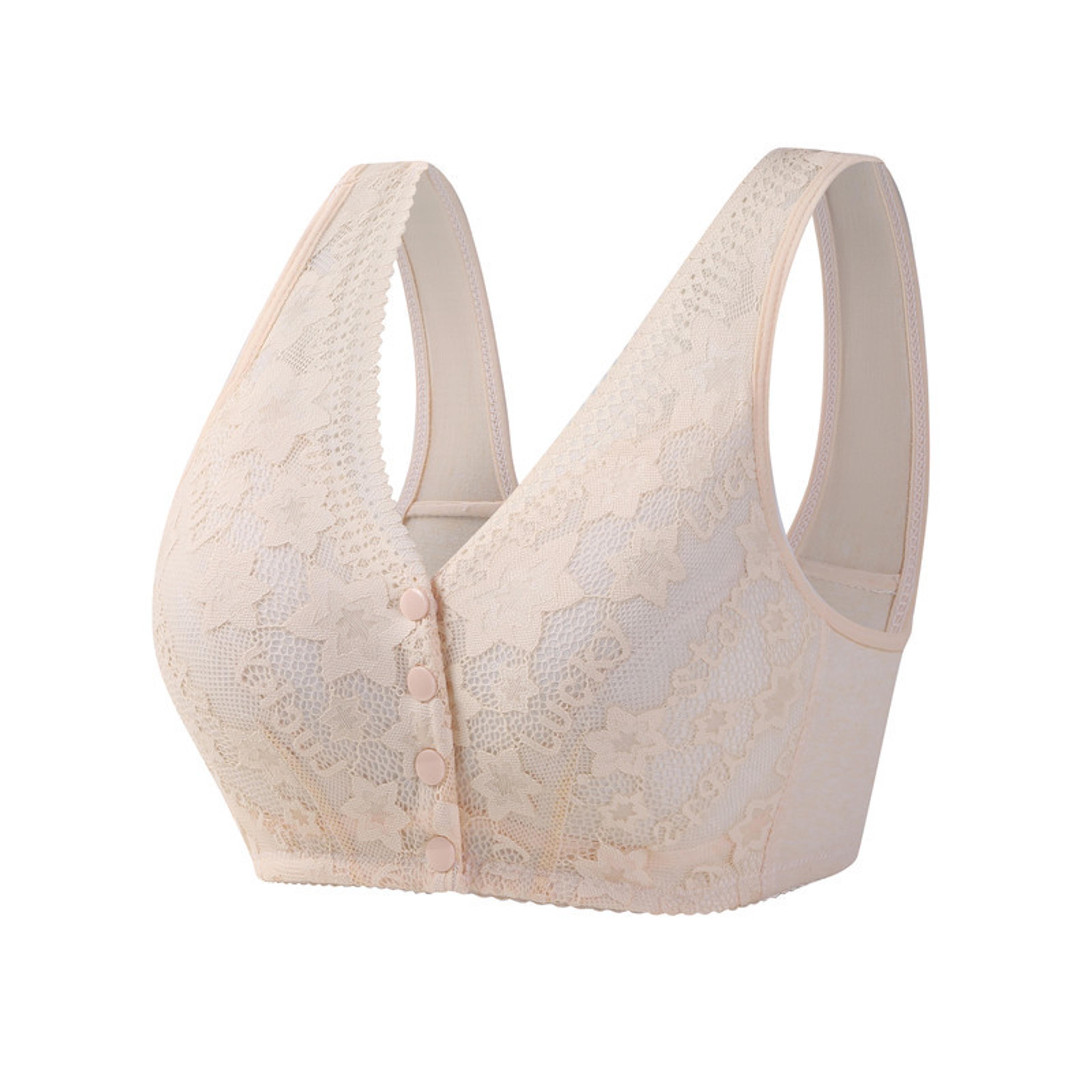 Front Closure Plus Size Comfortable Bra For Mature Women 9