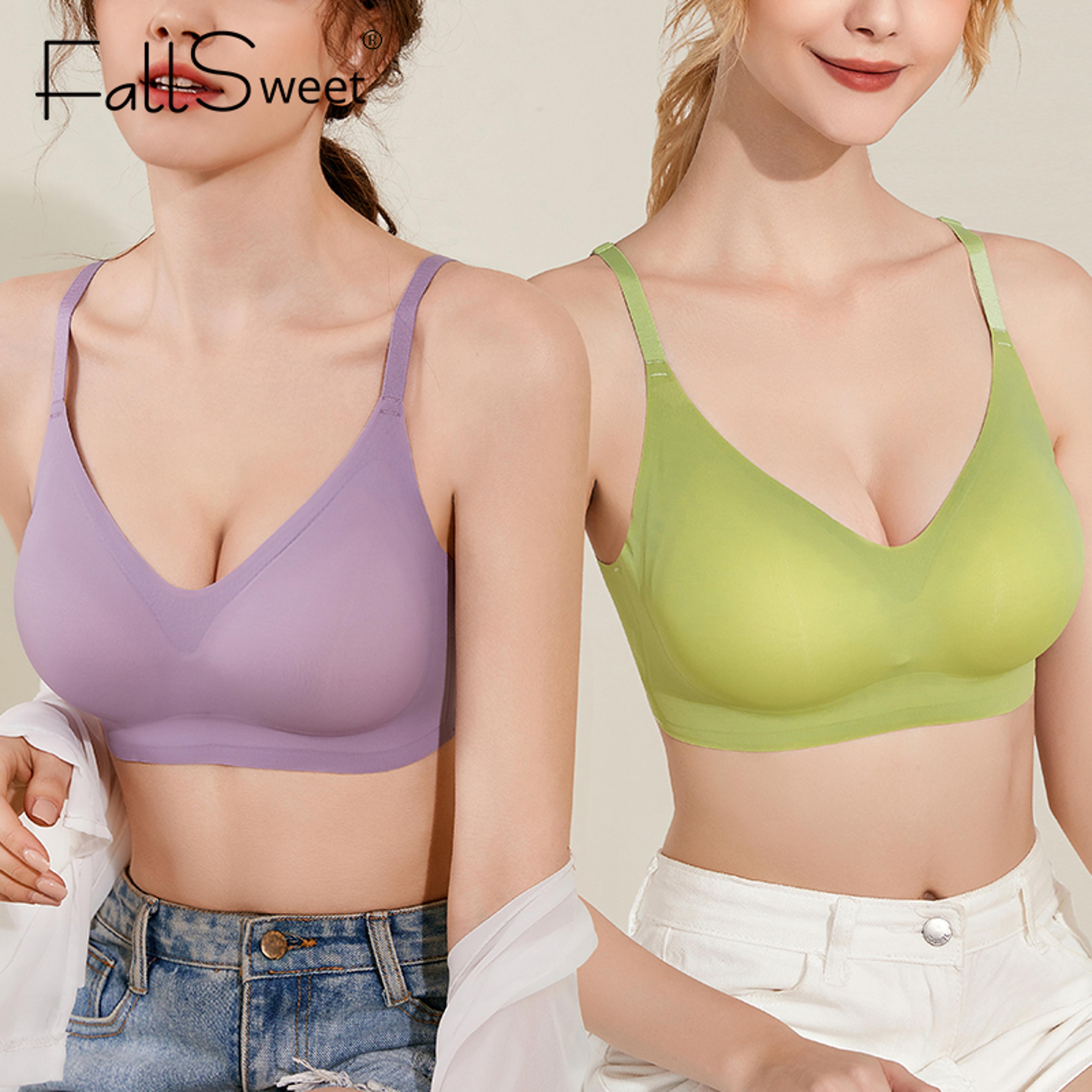 FallSweet Wireless Bralette  Seamless Push Up Bra For Women Comfort Lingerie 1
