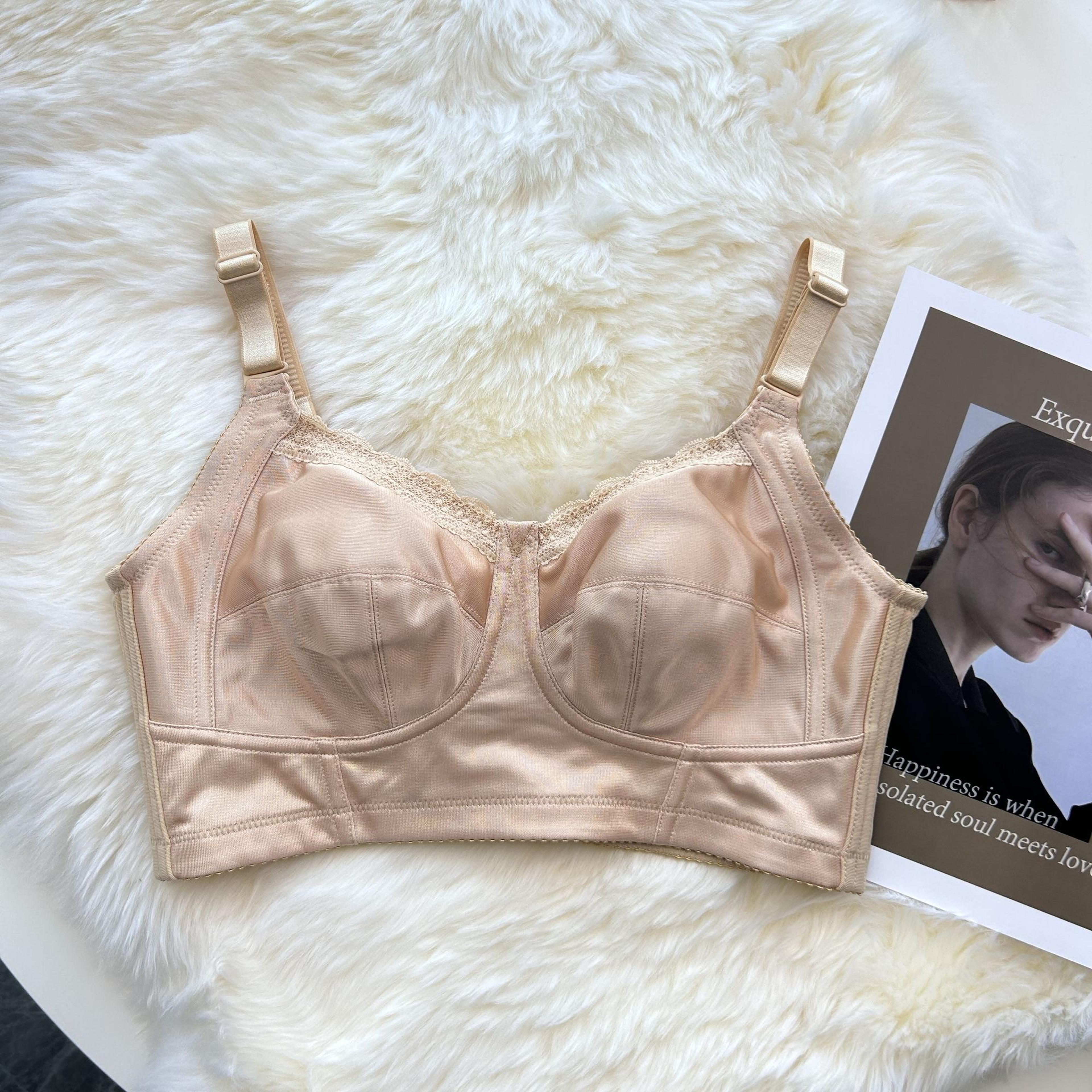 Premium Wireless Minimizer Bra Plus Size Bra Full Coverage Support For Large Bust Comfort 6