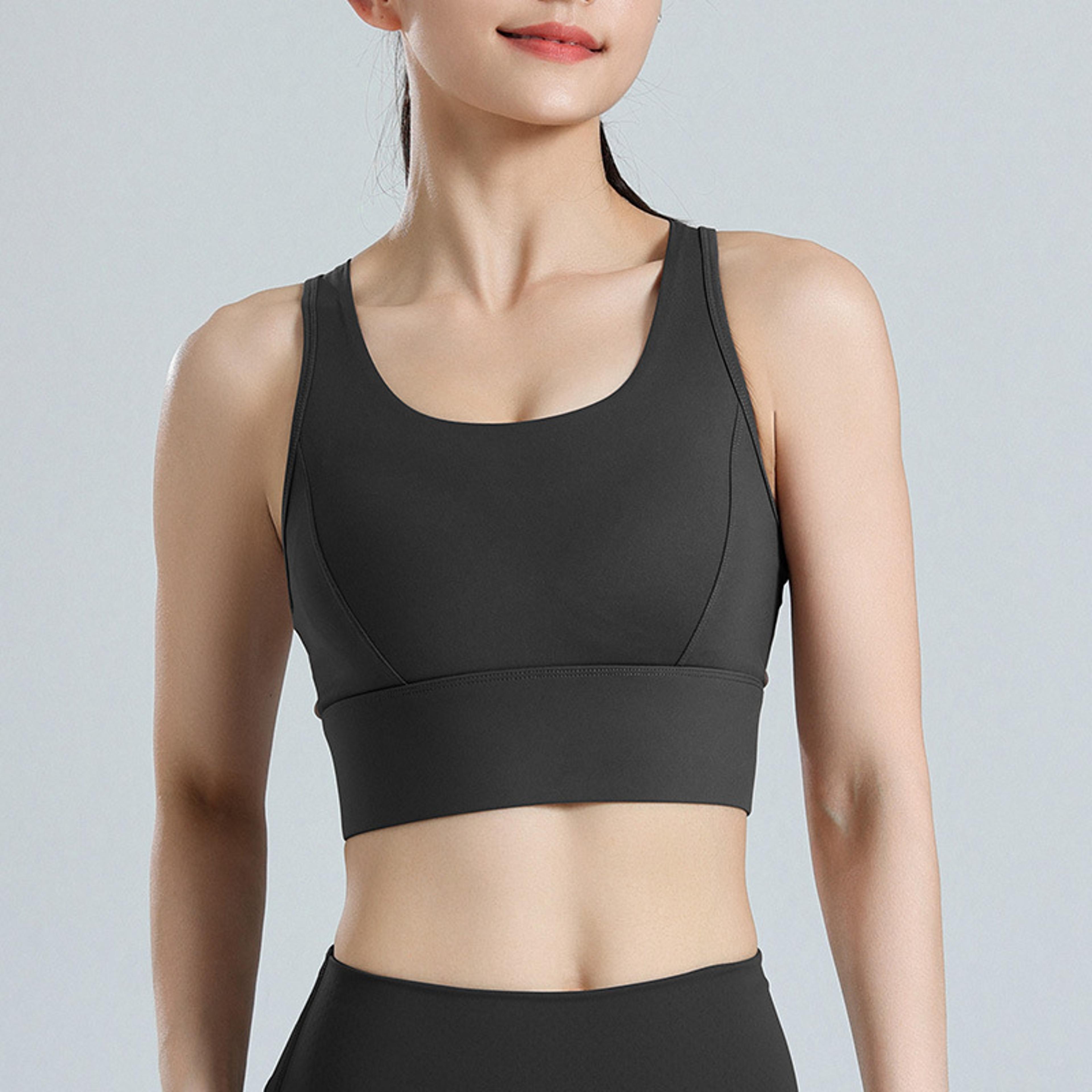 Plus Size High Impact Sports Bra For Women  Shockproof Gym  Running Support Breathable Workout Bra 3