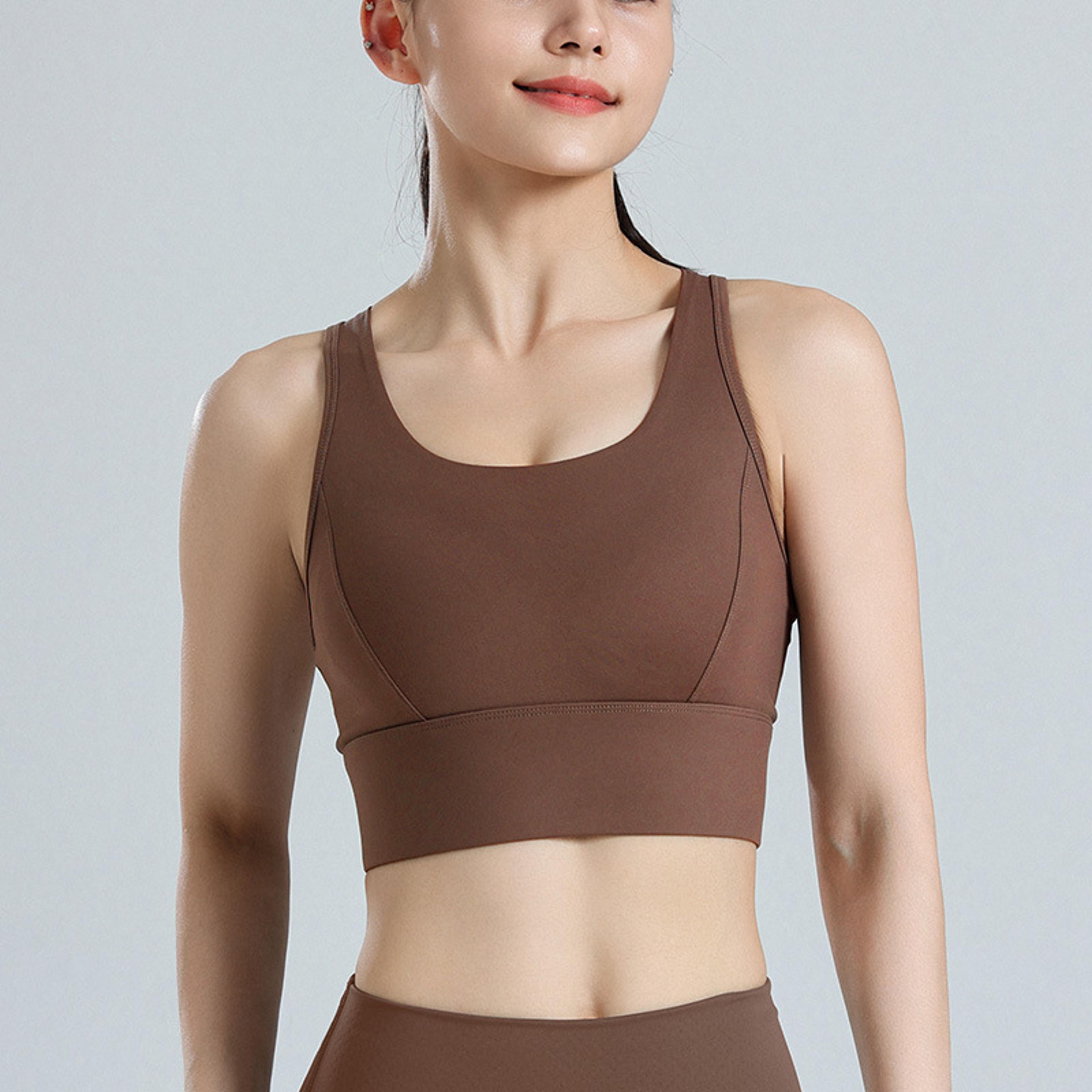 Plus Size High Impact Sports Bra For Women  Shockproof Gym  Running Support Breathable Workout Bra 7