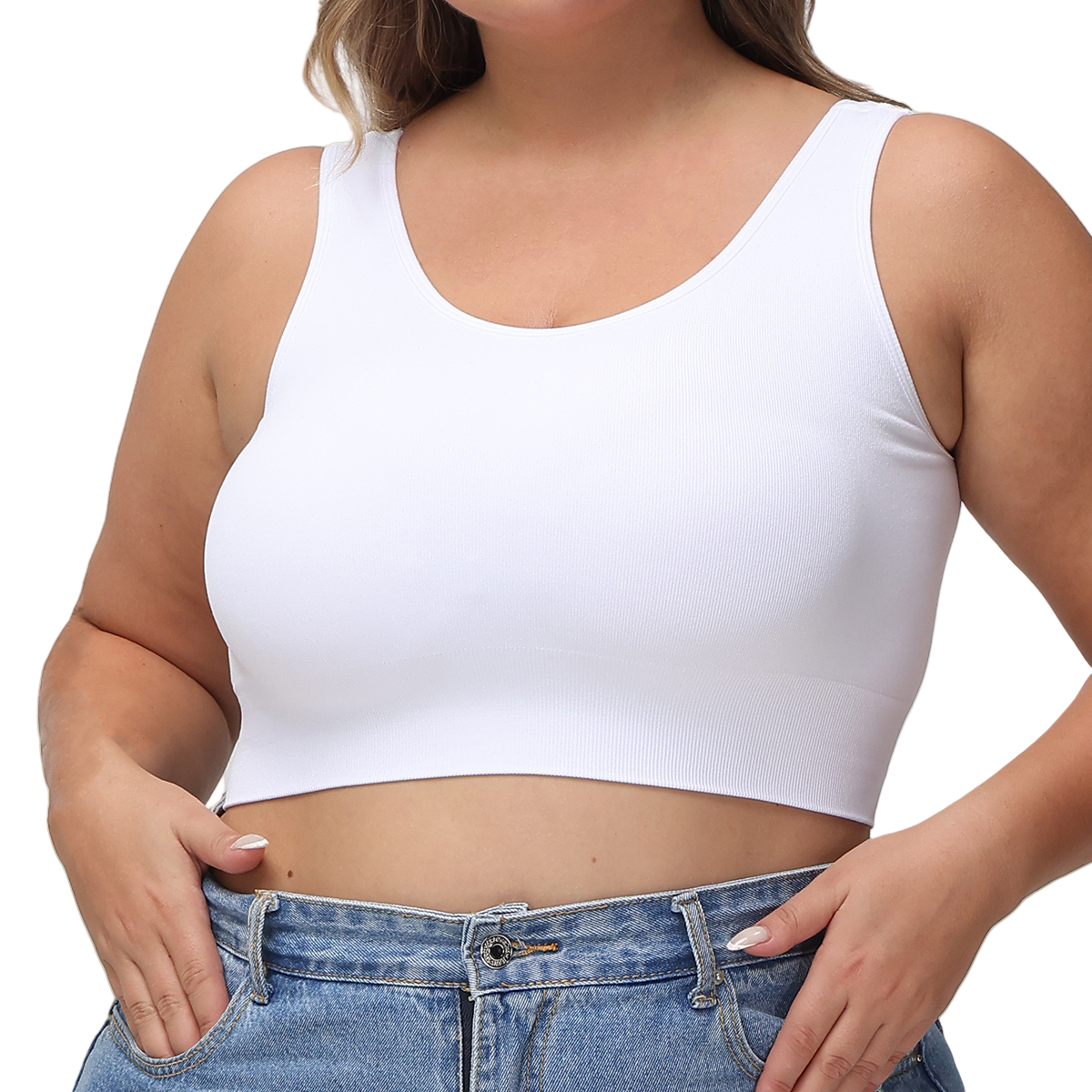 Plus Size Wireless Support Bra  Comfortable Lift  Anti Sagging Shaping 3