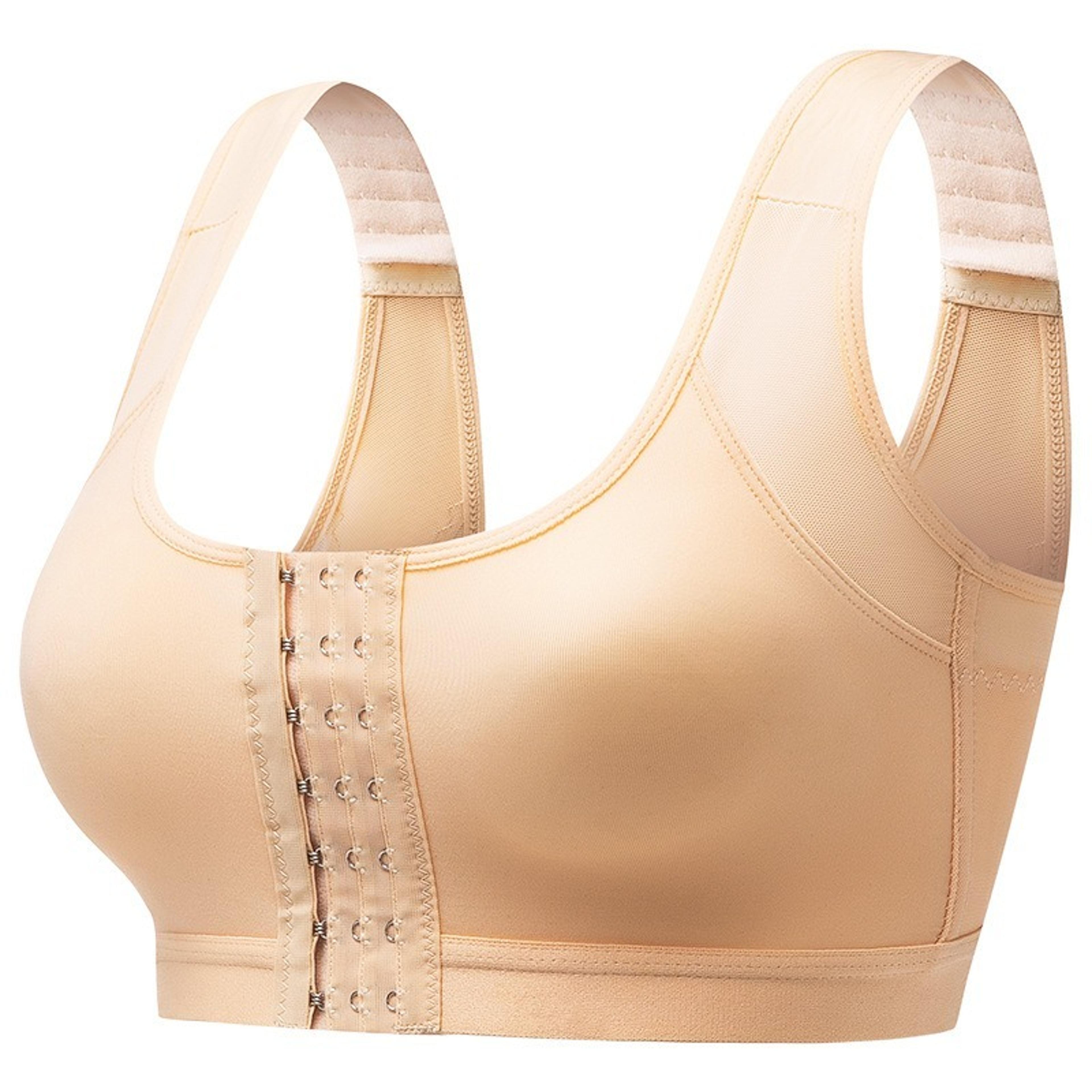 Front Closure Plus Size Wireless Yoga  Sports Bra With Posture Support Comfortable Push Up Fit 5