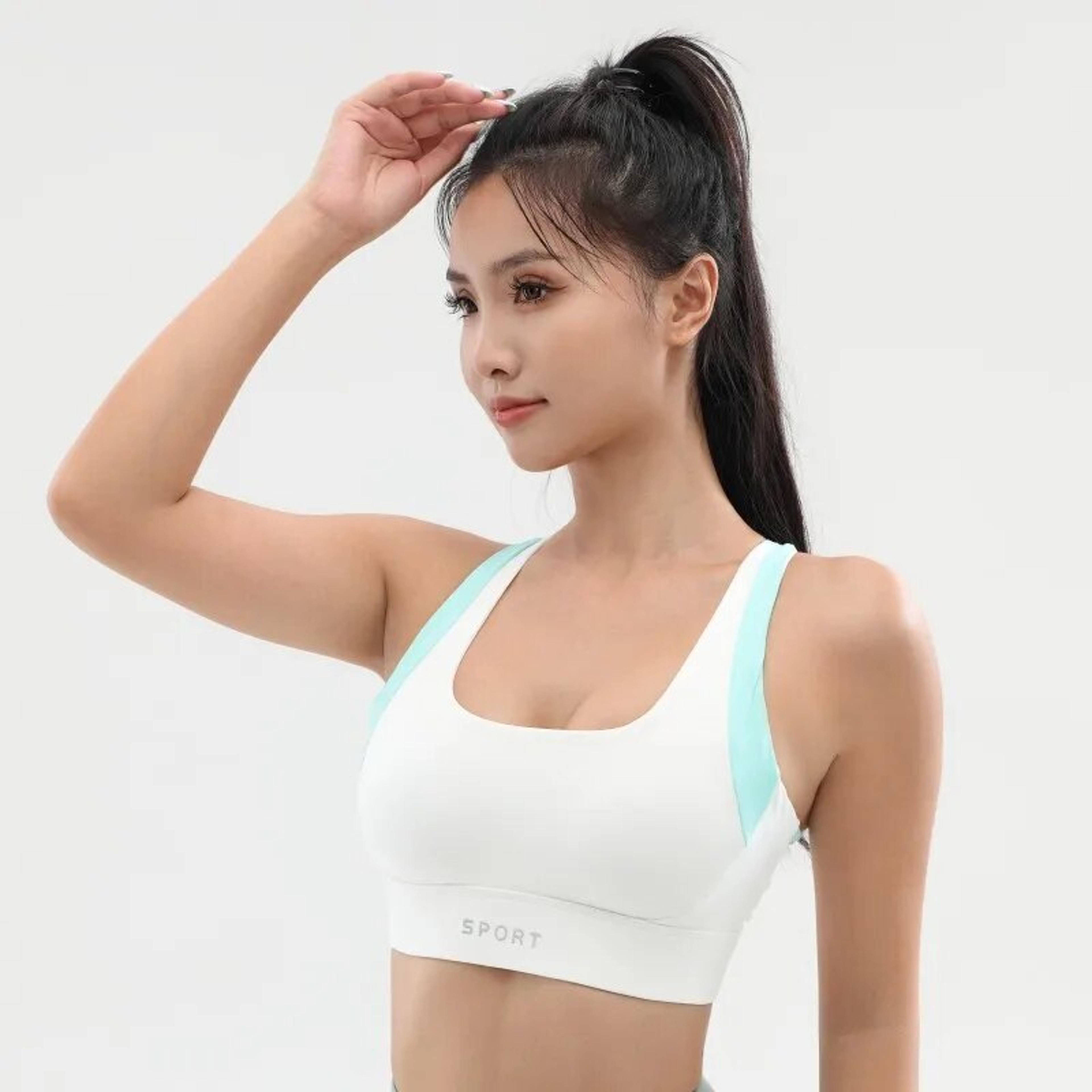 Sculpt  Support Womens Sports Bra Yoga Bra Top  Shockproof Wirefree Workout  Gym Fitness Vest 3