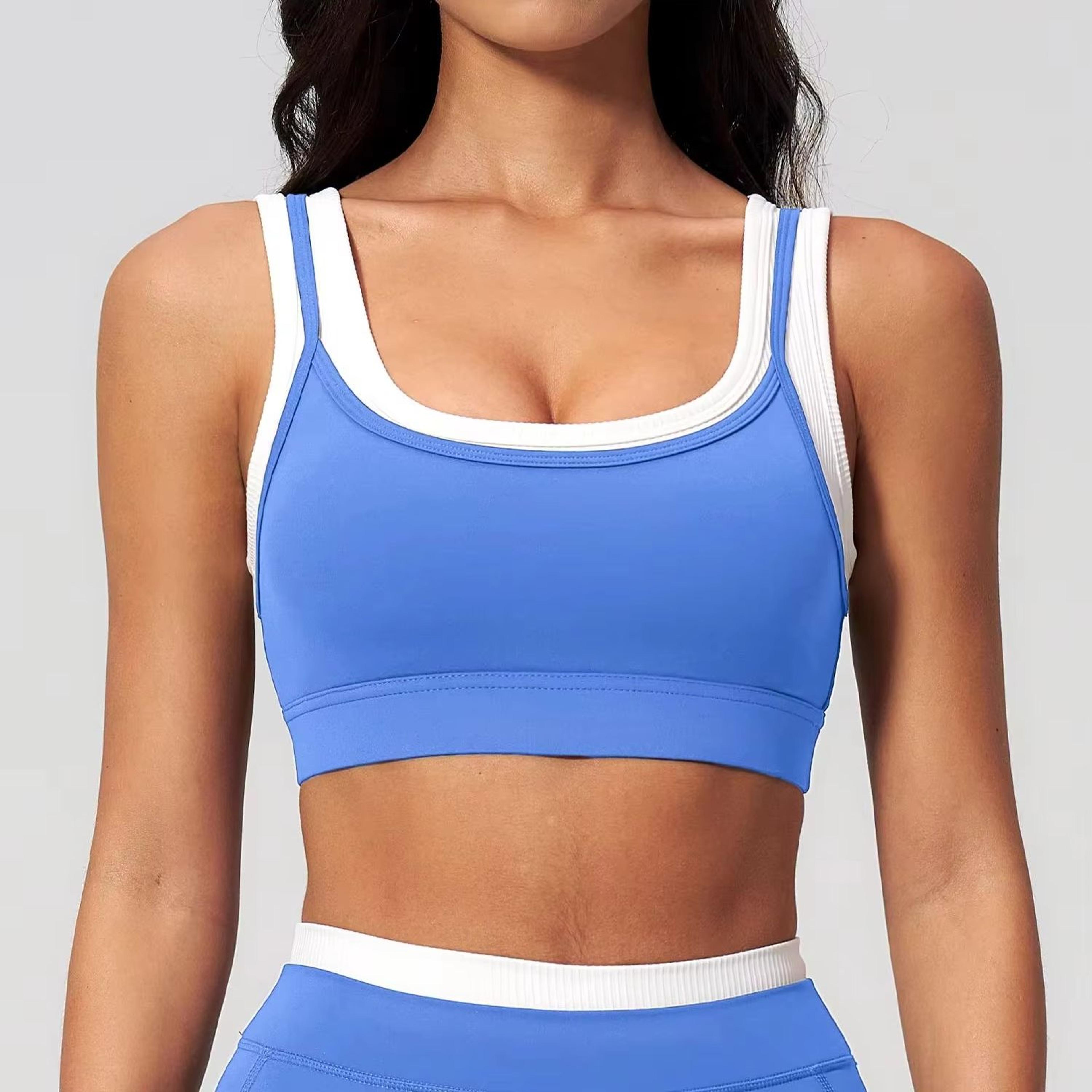 high support breathable yoga & workout sports bra for women
