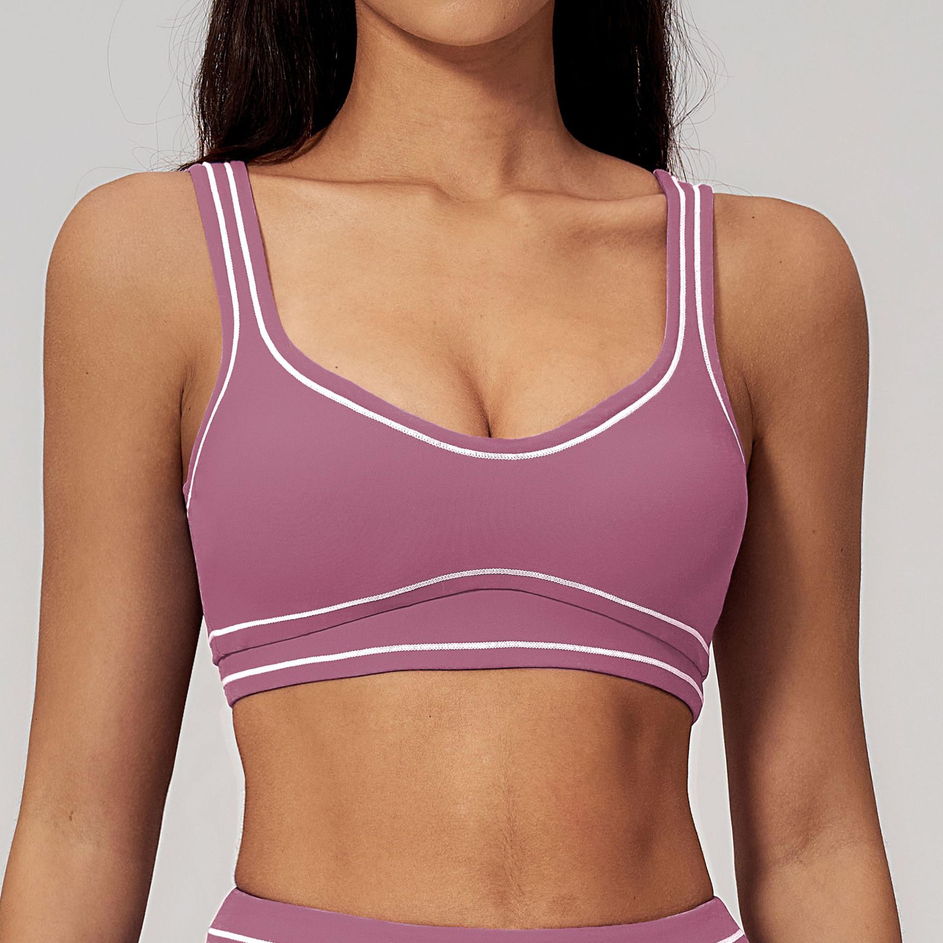 PerformanceFit Breathable Push Up Sports Bra For Women  Gym Yoga  Workout Crop Top 4