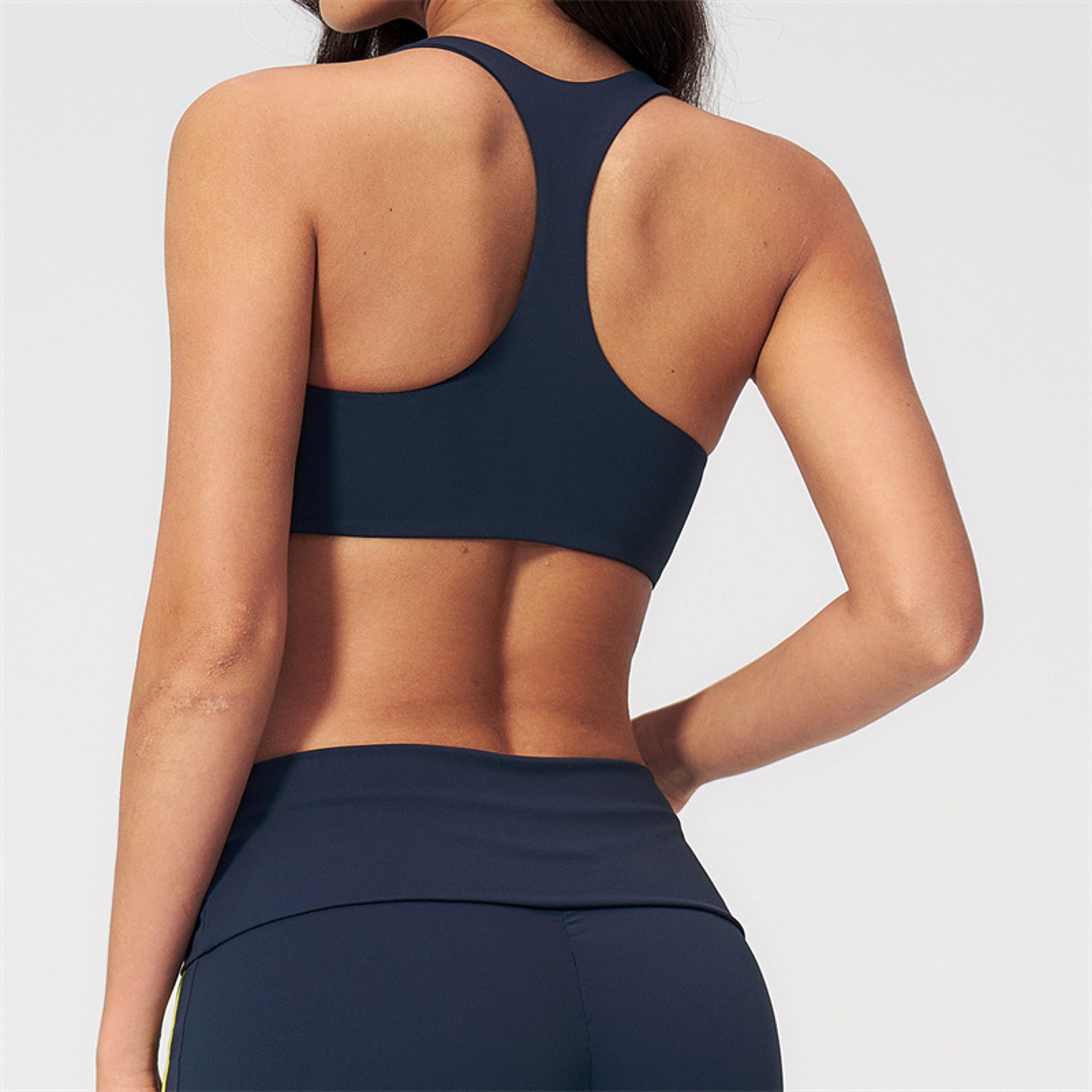 High Support Shockproof Workout Bra For Women  Yoga  Gym Sports Bra With Removable Pads 1