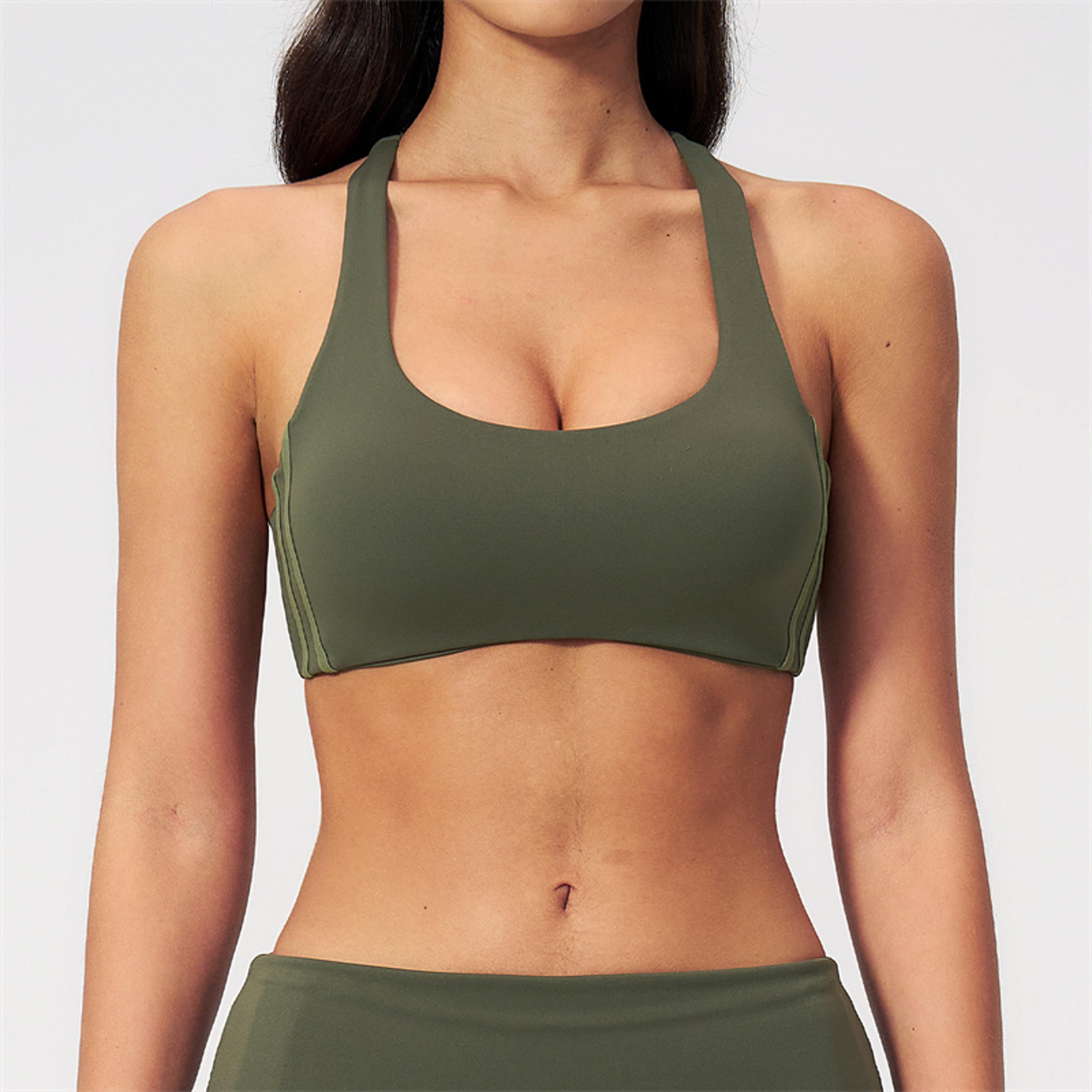 High Support Shockproof Workout Bra For Women  Yoga  Gym Sports Bra With Removable Pads 4