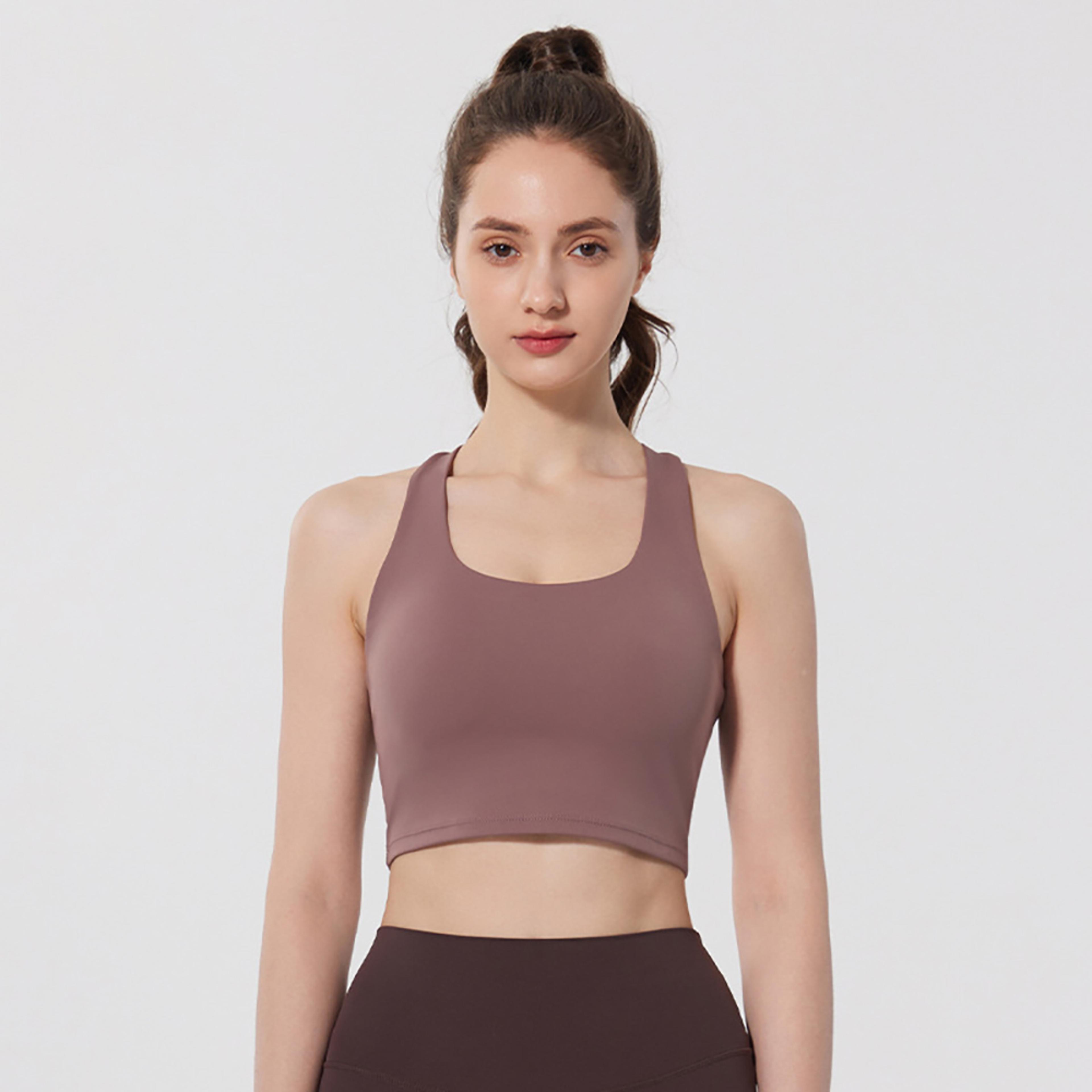 PerformanceFit Womens High Support High Impact Sports Bra Built In Bra Tank Top For Yoga Running  G 6