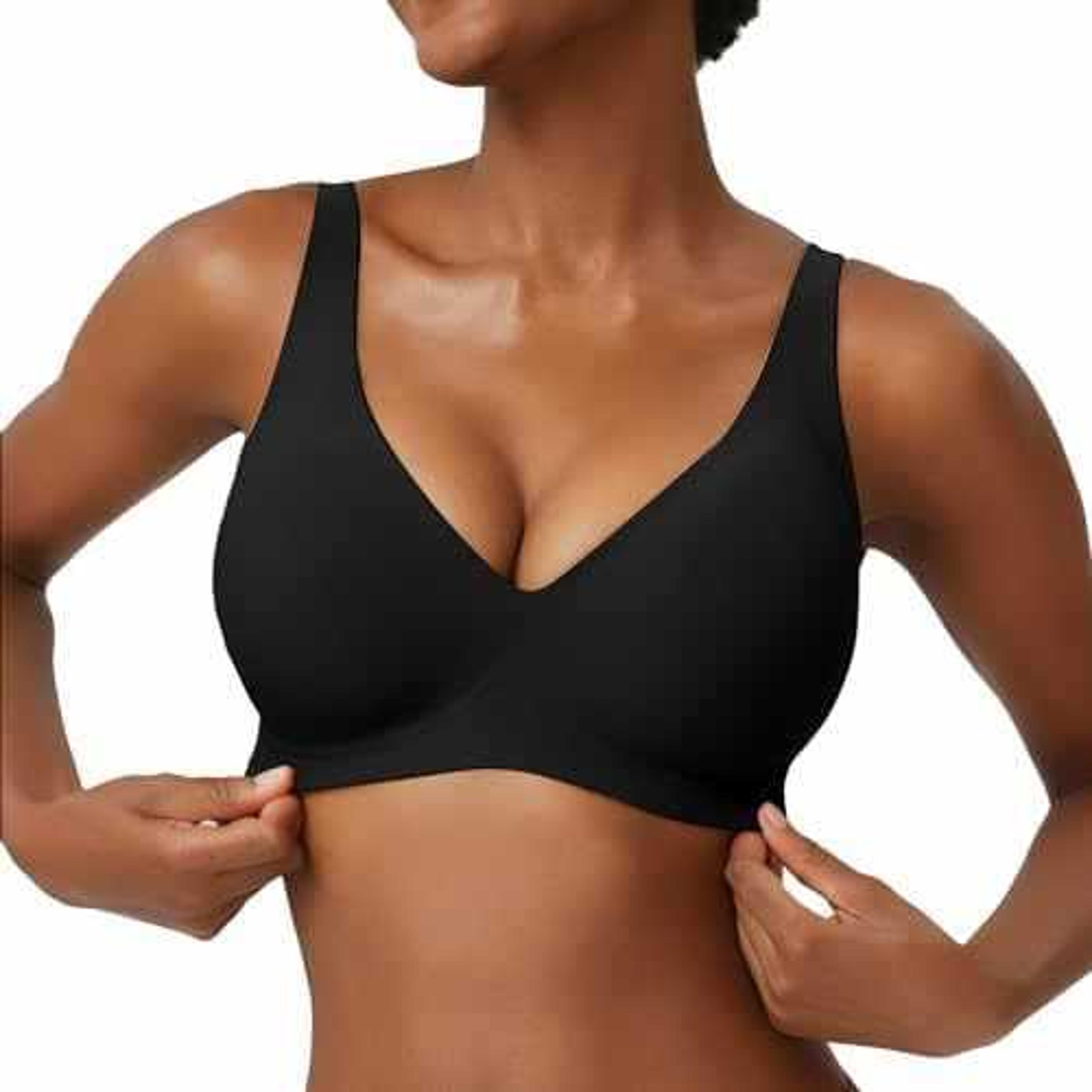 Premium Seamless Pink Leopard Print Full Cup Wire Free Bra  Breathable Comfort  Stylish Support 5