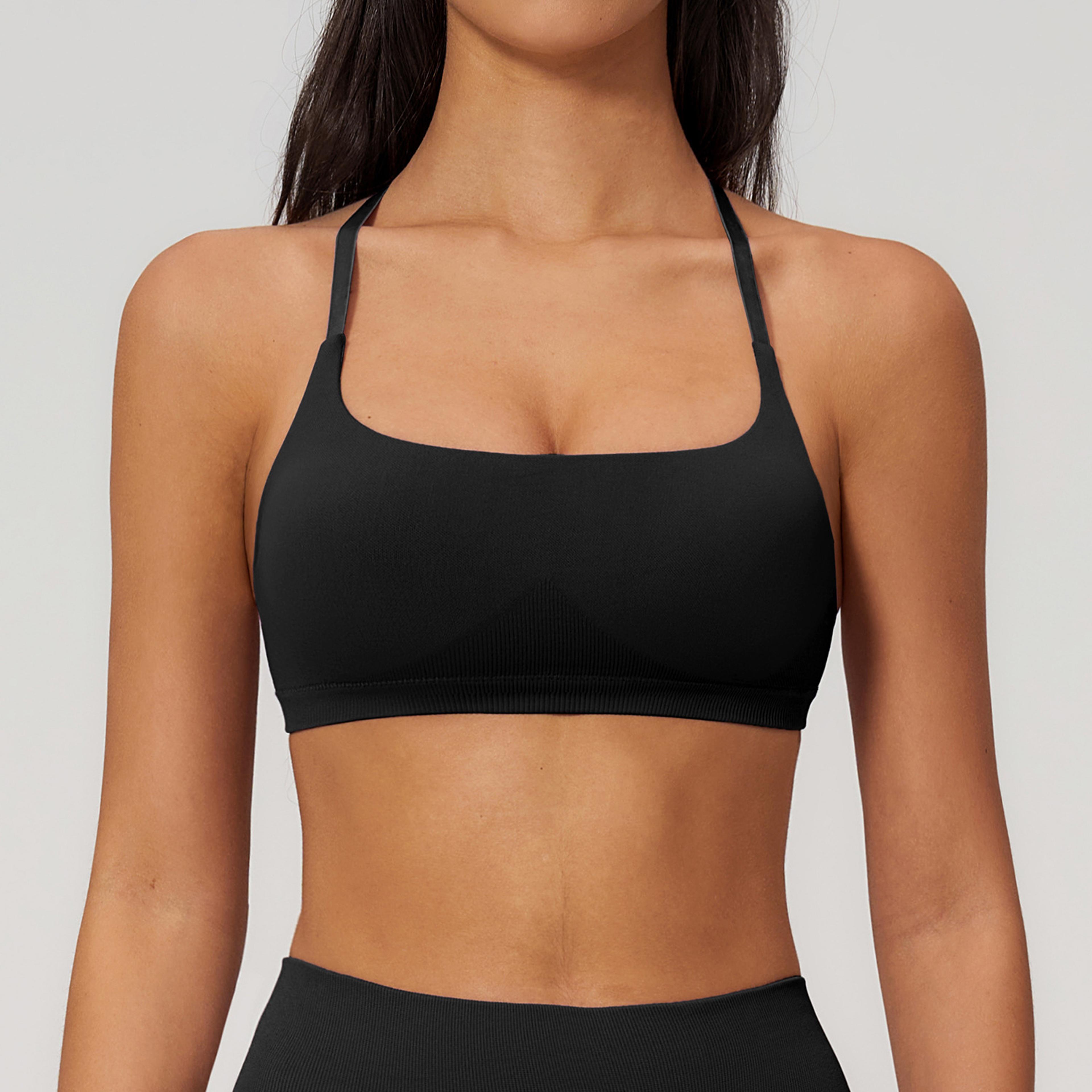 Cross Back Sports Bra For Women Breathable Yoga Bra Fitness Top 6