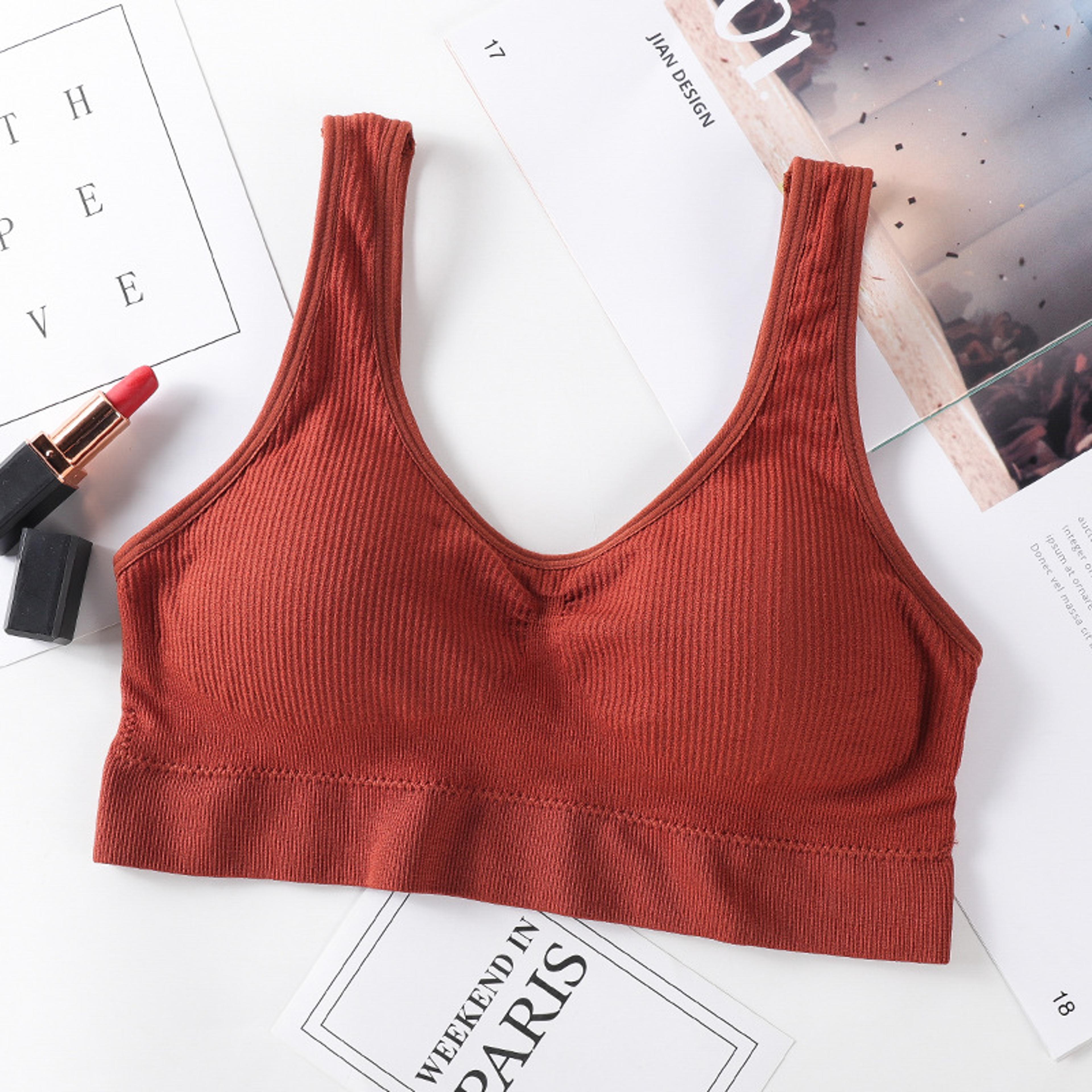 Seamless Push Up Wireless Bra For Women Non Wire Padded Bralette 5