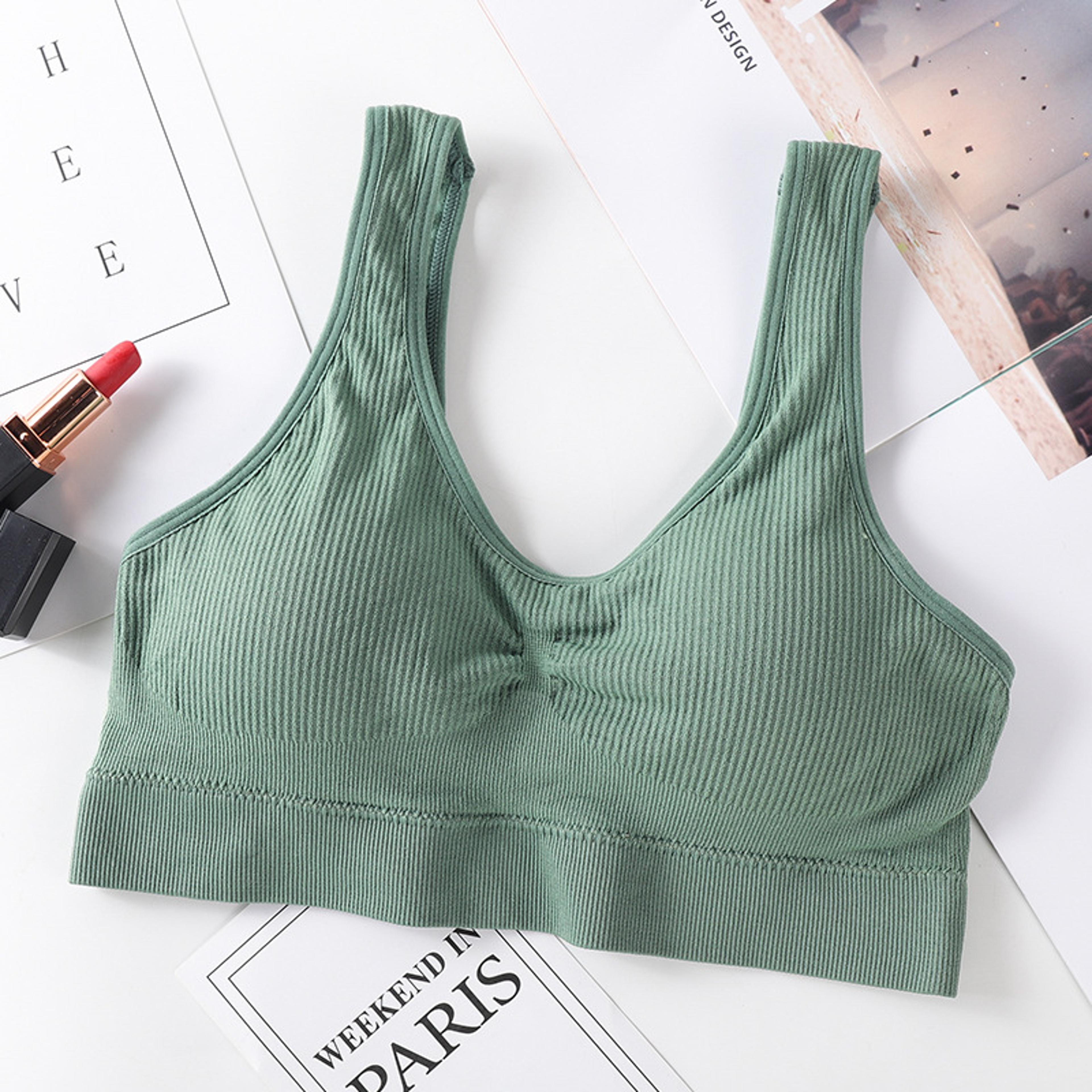 Seamless Push Up Wireless Bra For Women Non Wire Padded Bralette 12