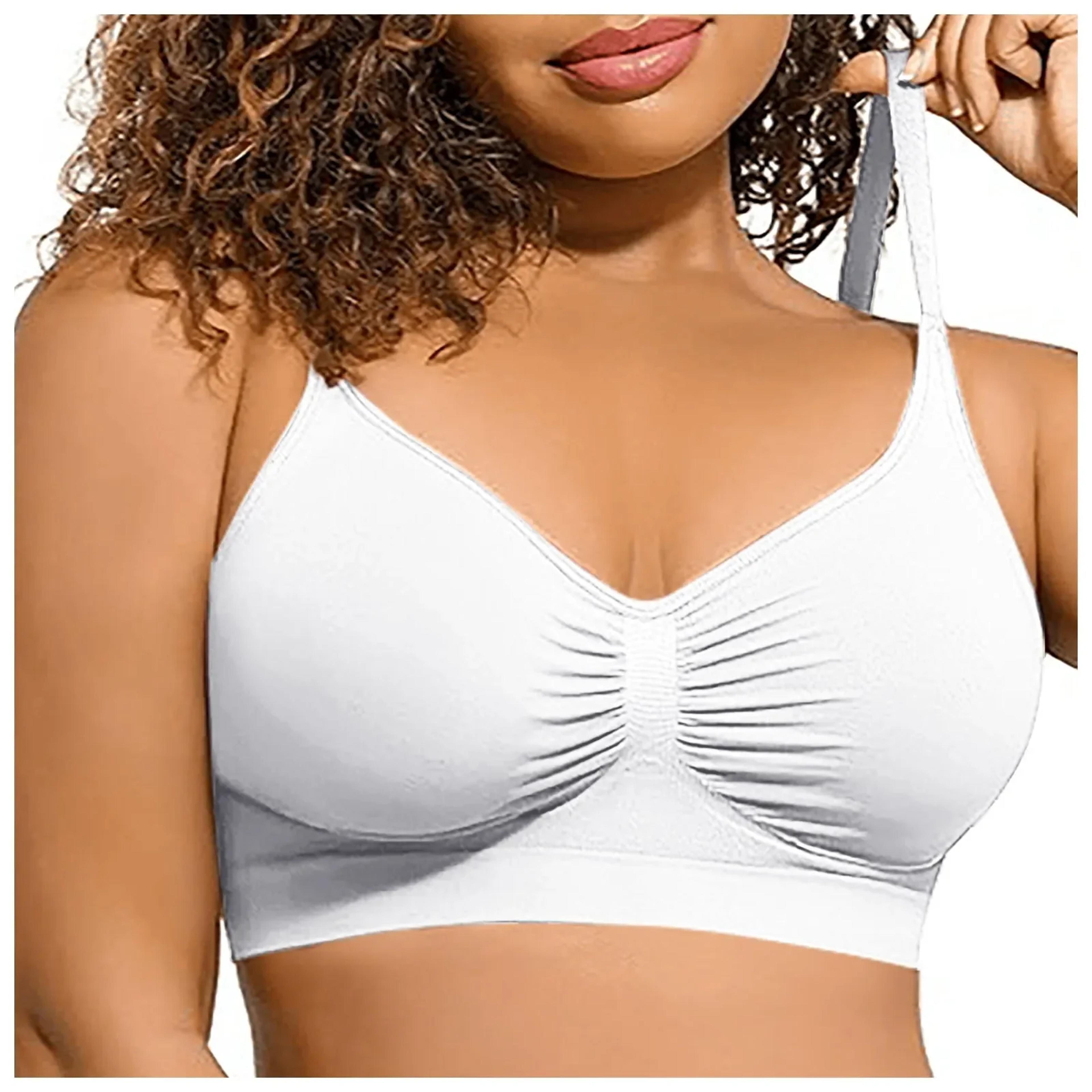 ComfortLift Plus Size Wireless Bra Full Coverage Breathable Daily Support 3