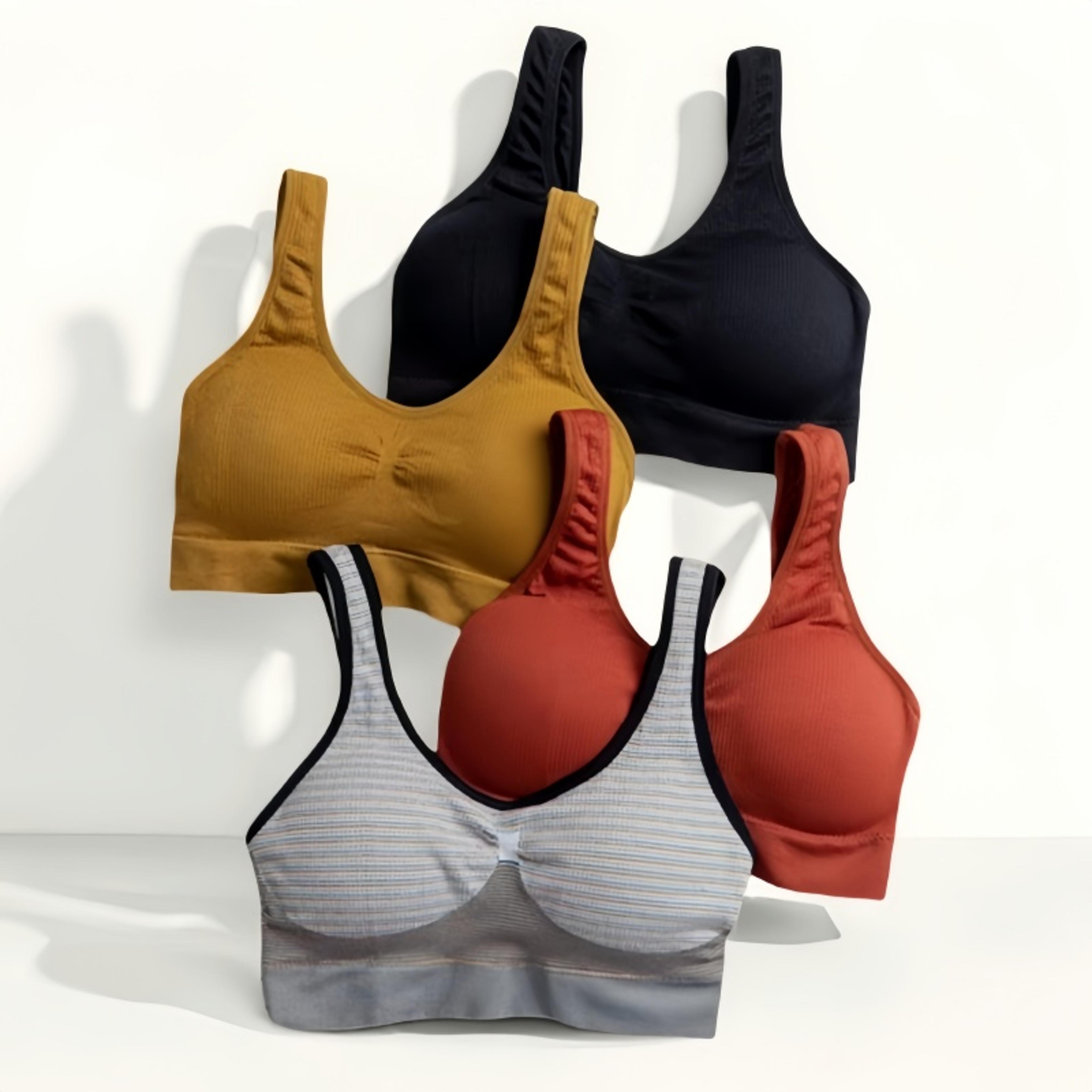 Seamless Push Up Wireless Padded Bralette For Everyday Comfort 1