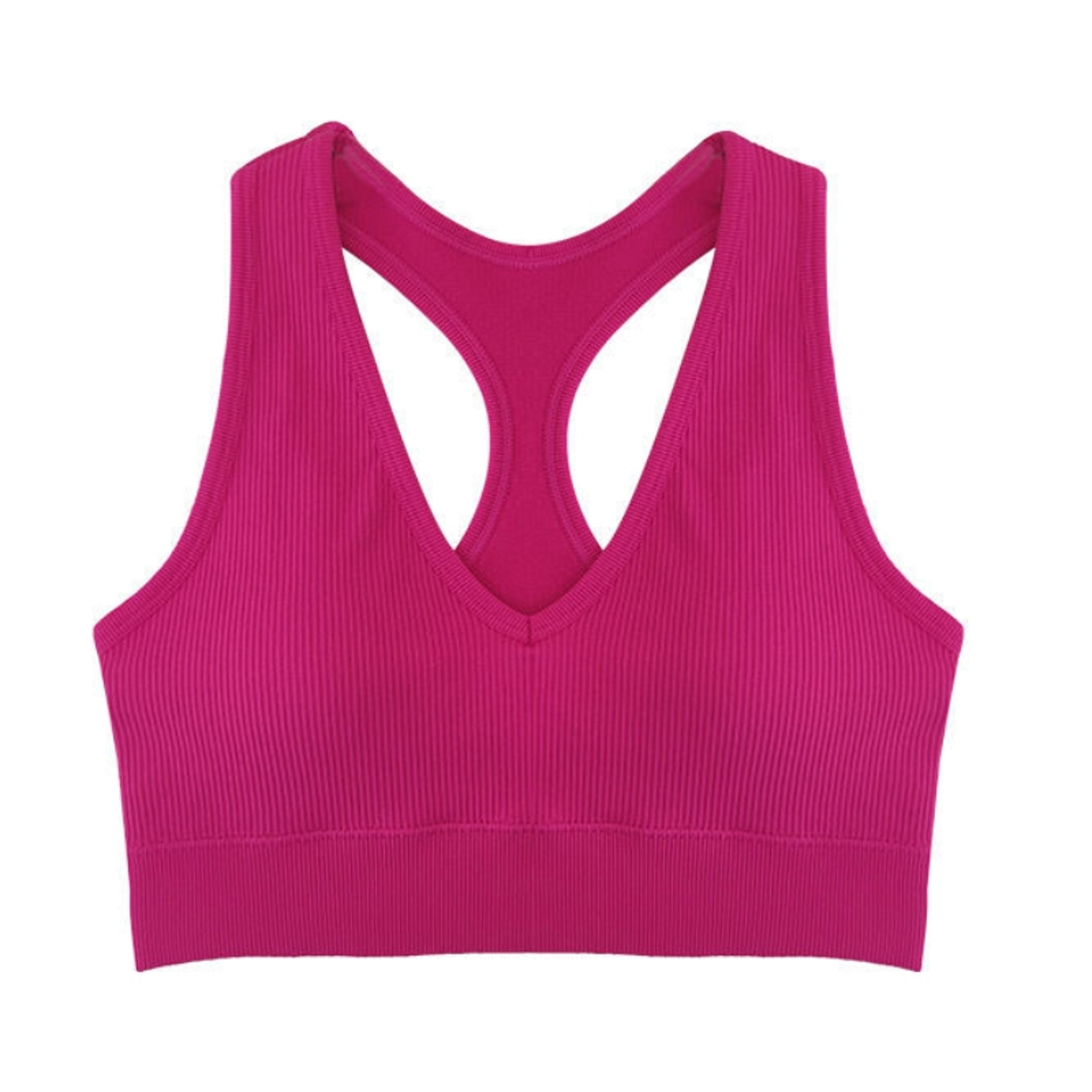 Seamless Push Up Wireless Sports Bra For Women 3