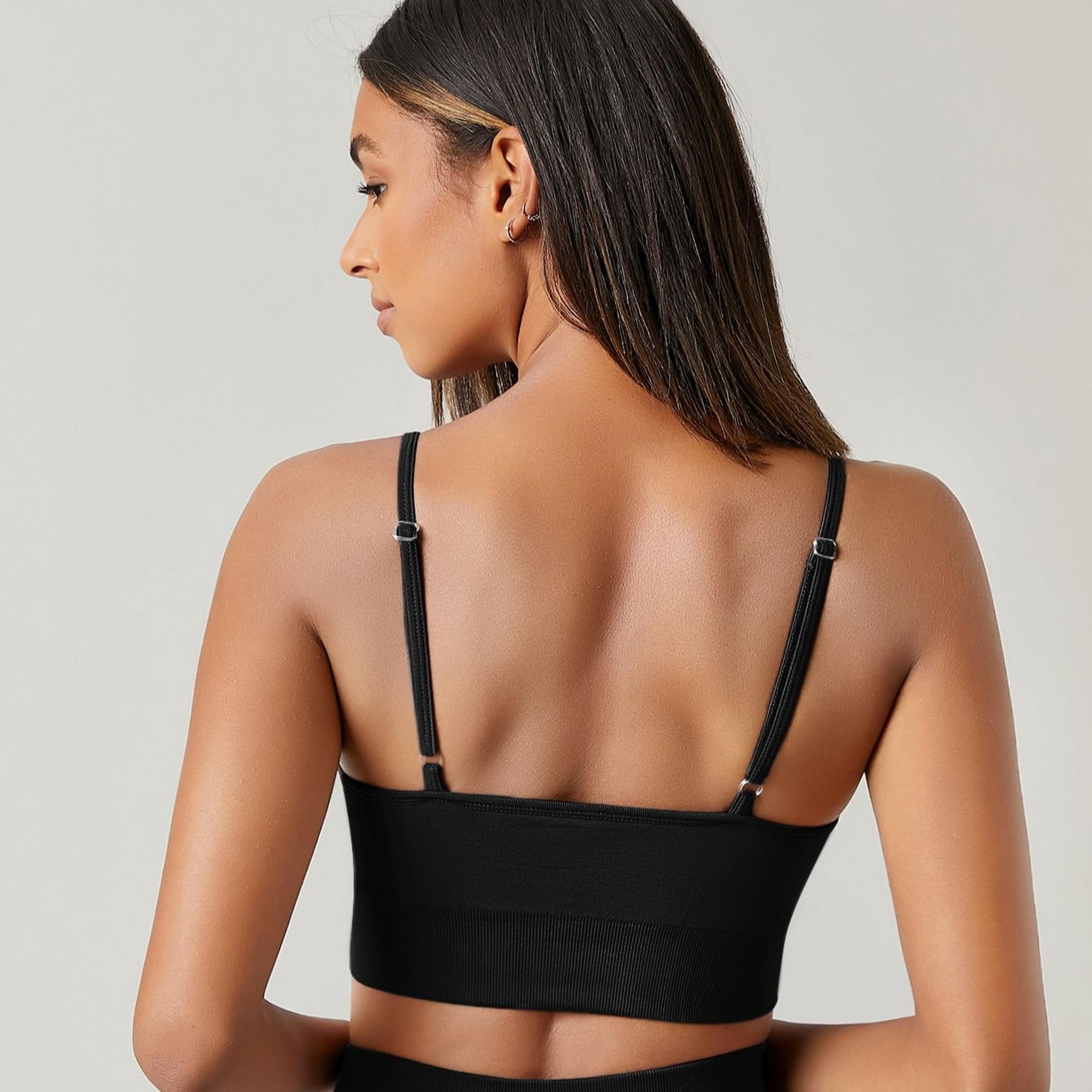 Gradient Seamless Padded Sports Bra For Yoga Running And Gym 1