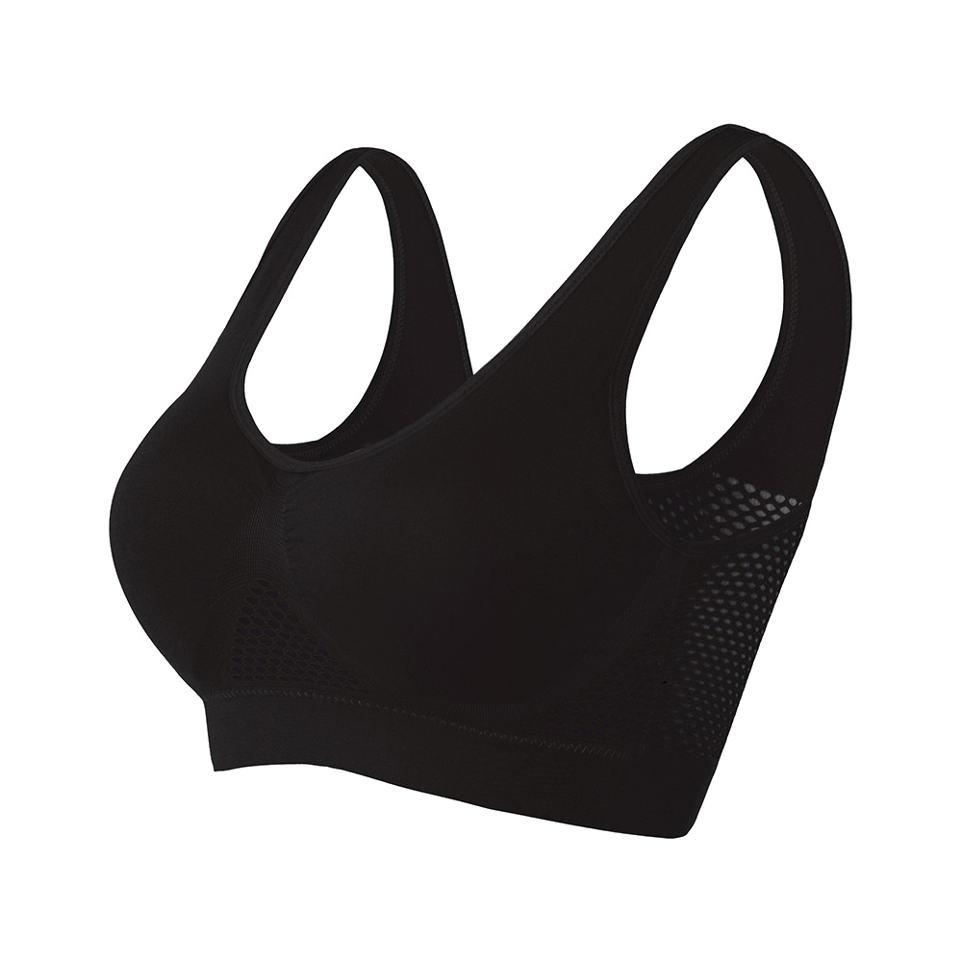 Seamless Wireless Sports Bra With Removable Pads For Yoga Gym And Lounge 2