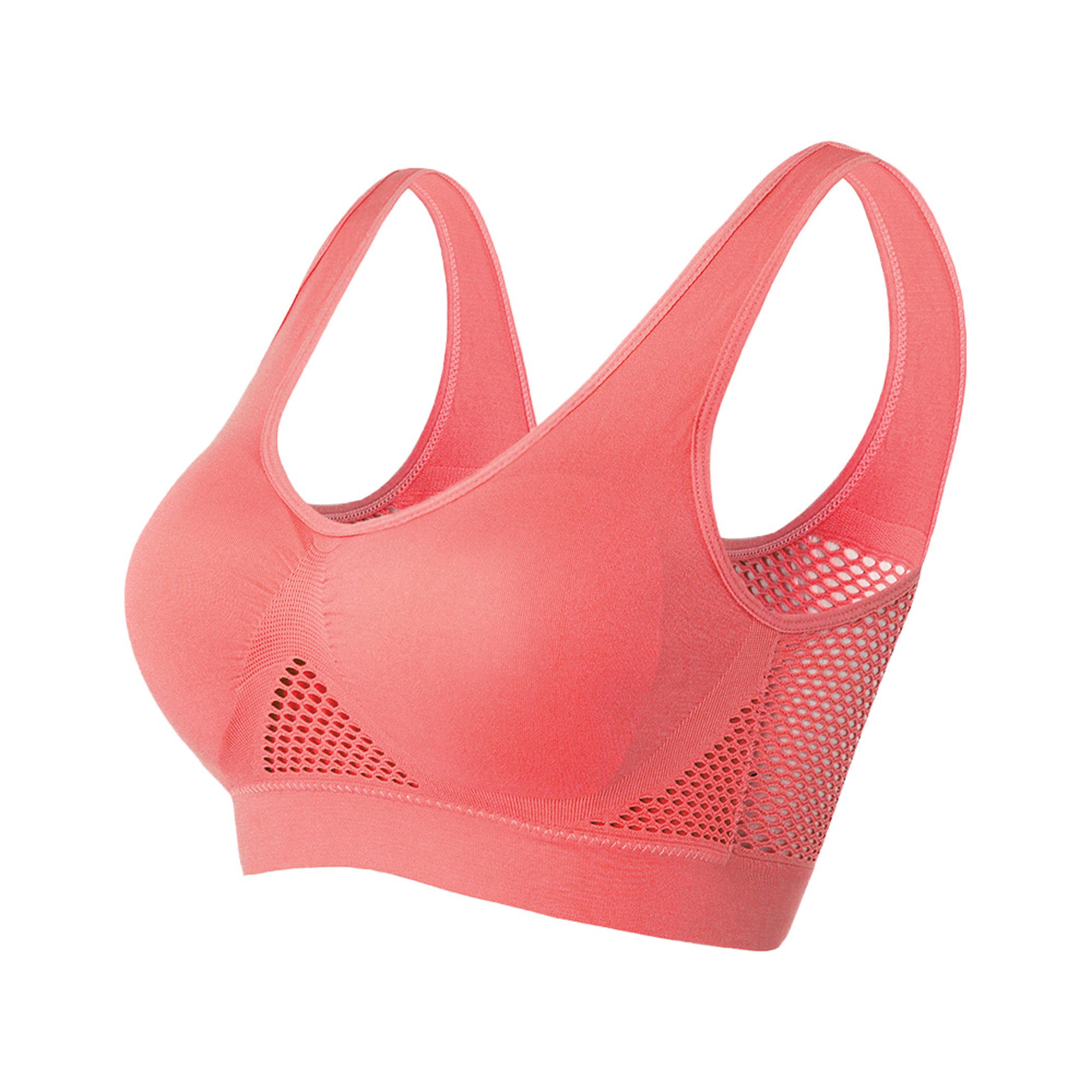 Seamless Wireless Sports Bra With Removable Pads For Yoga Gym And Lounge 4