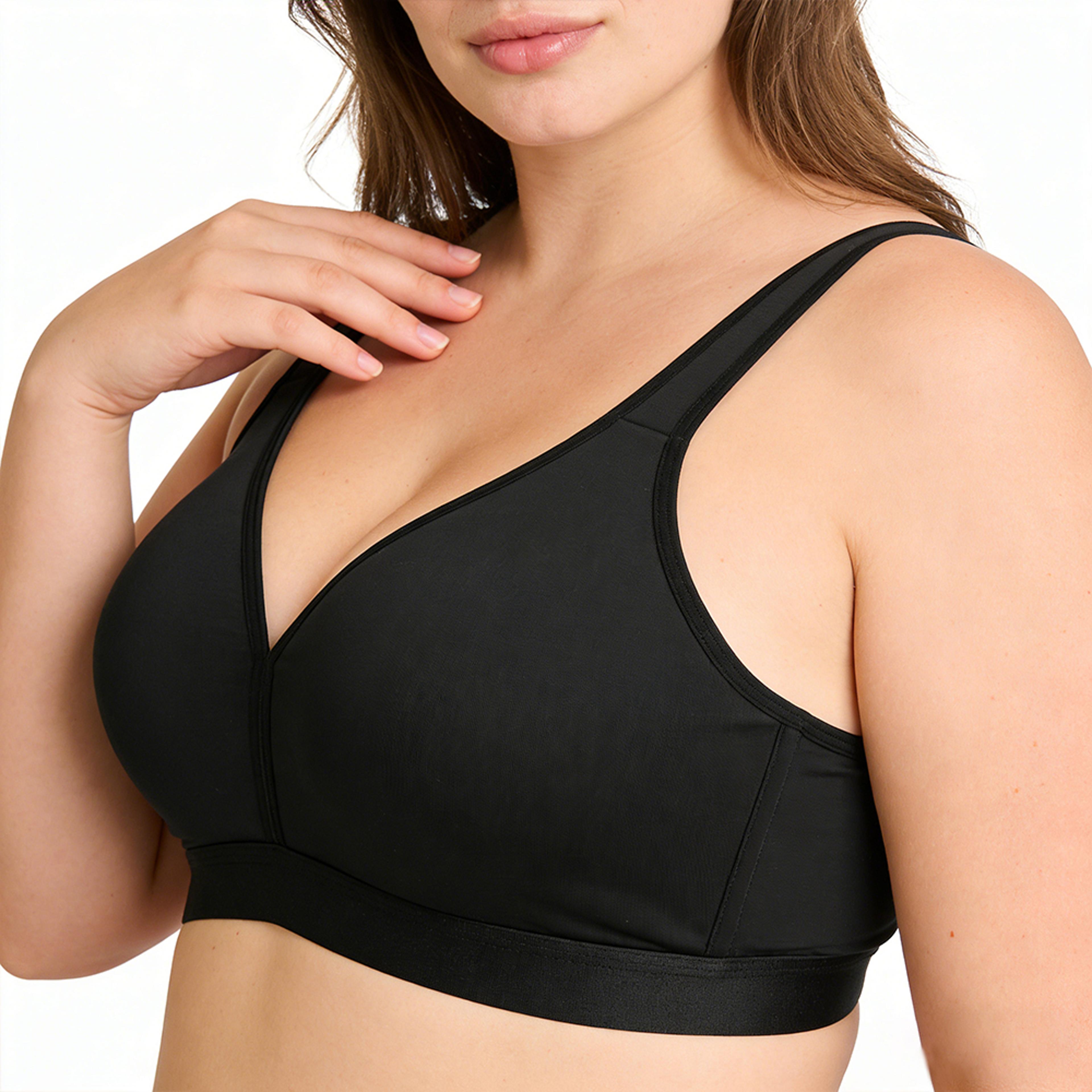 Sheroine Plus Size Wirefree Full Coverage Soft Cup Bra 2