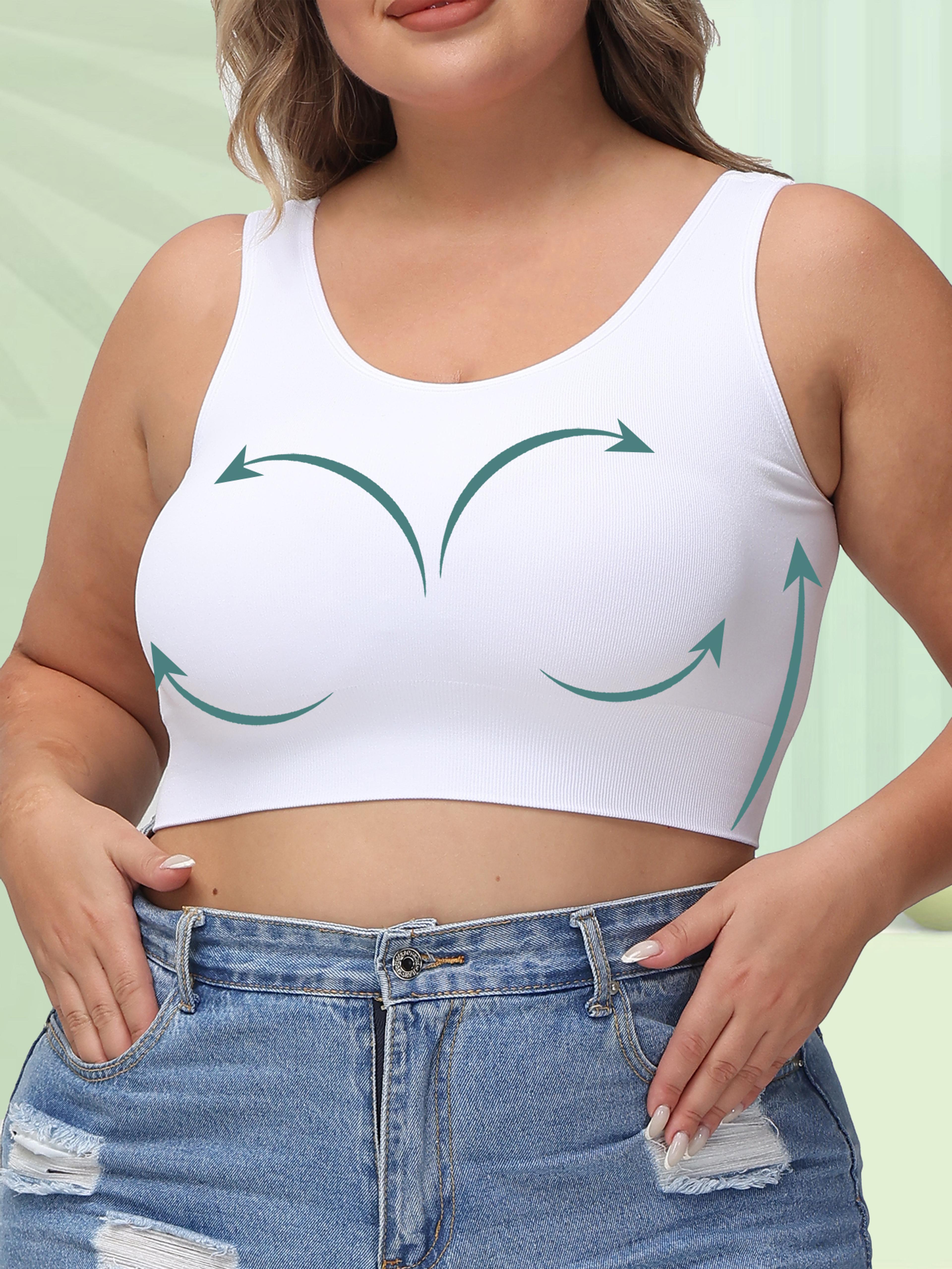 Plus Size Wireless Lift Bra For Anti Sagging Side Support 3
