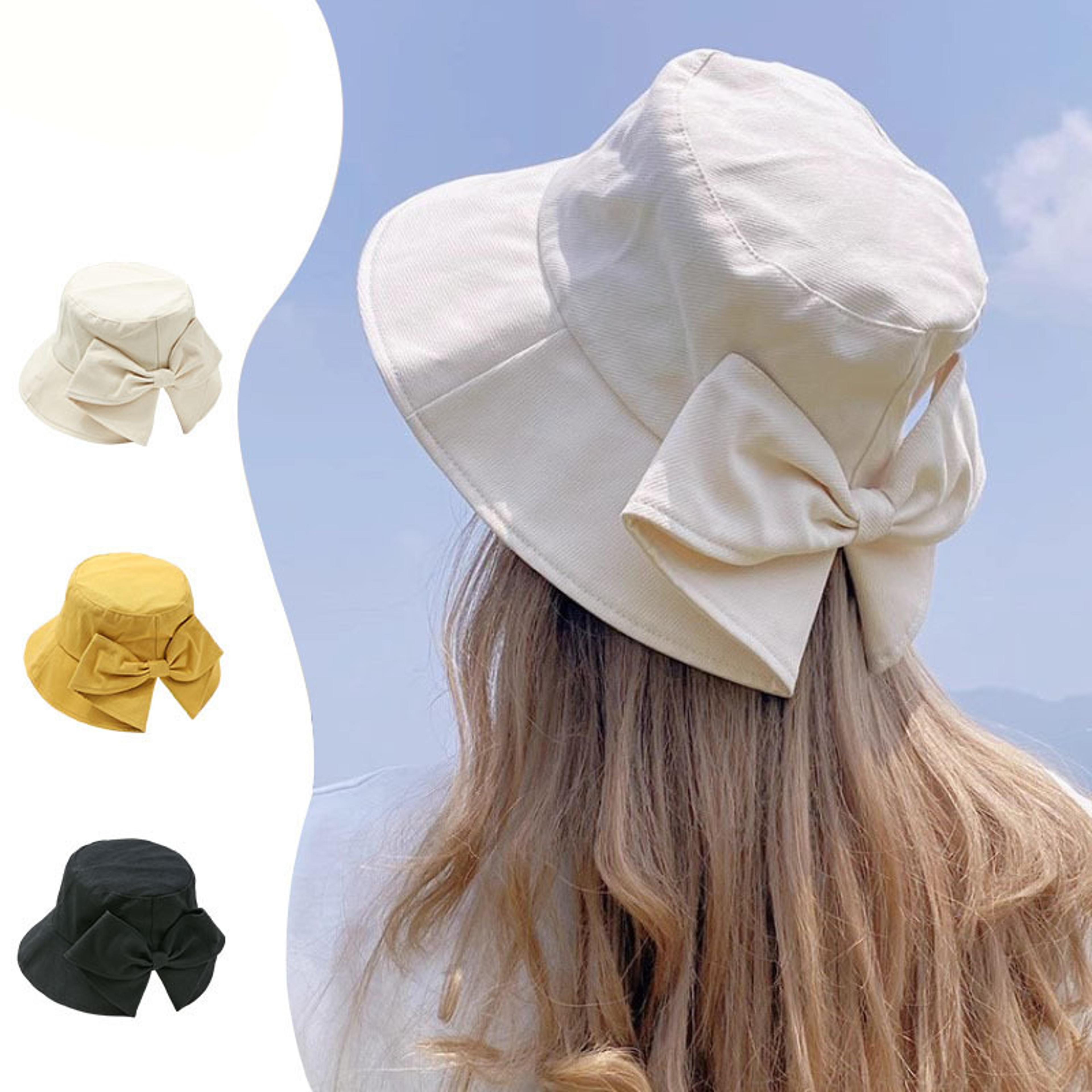 foldable wide brim cotton sun hat for women