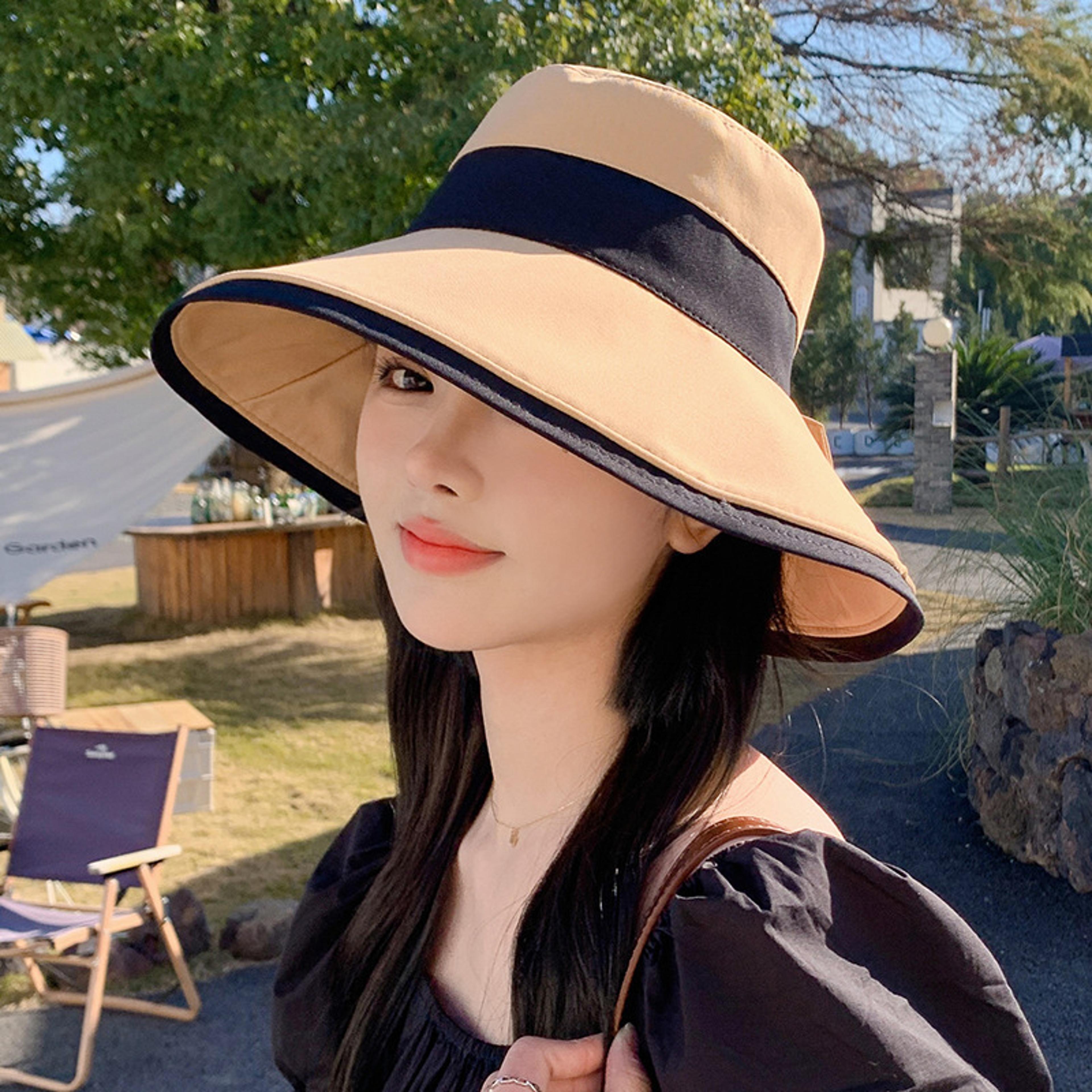 Womens Wide Brim Panama Sun Hat With Bow For Summer Travel 5