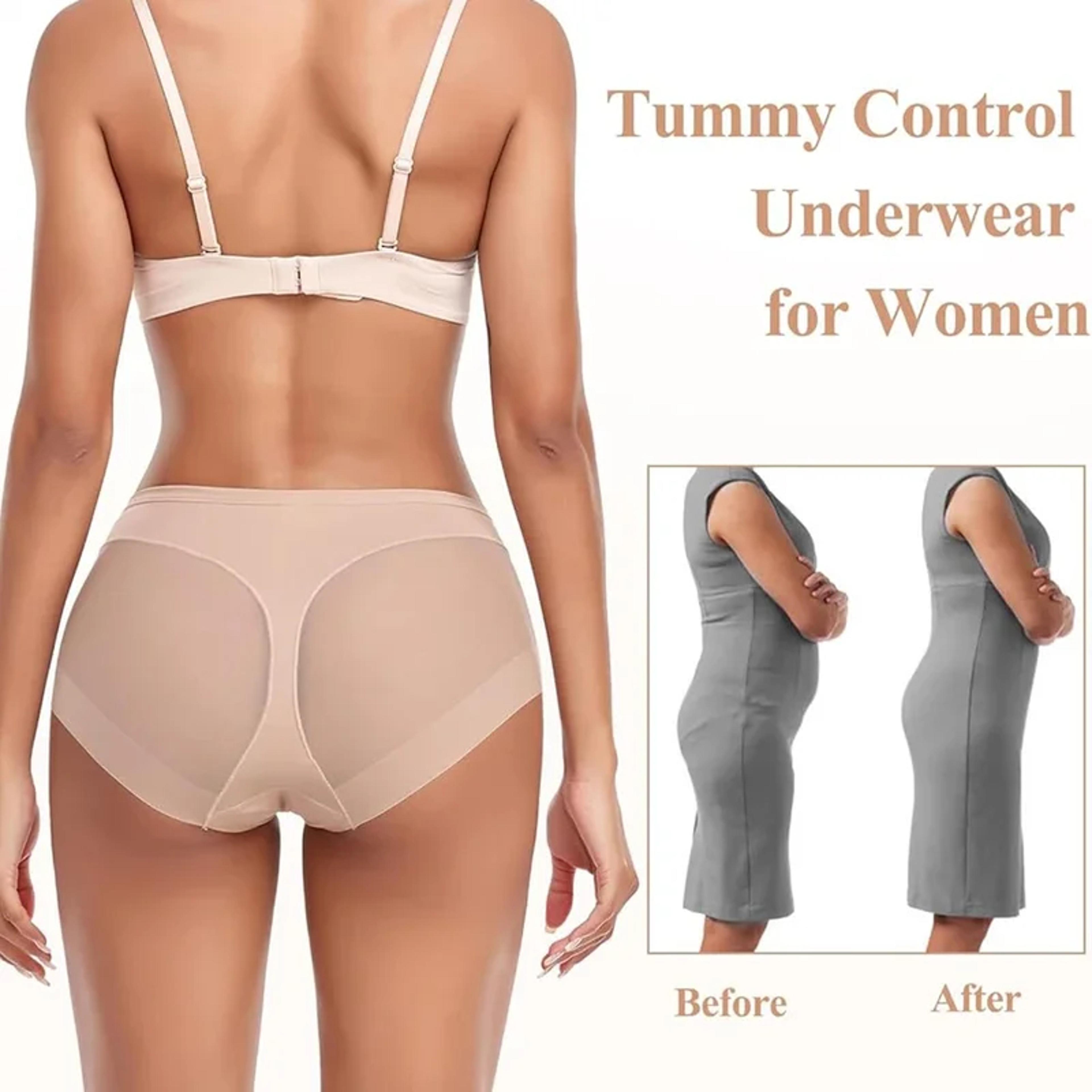 High Waist Tummy Control Shapewear Panties For Women Butt Lifting Slimming Briefs 2