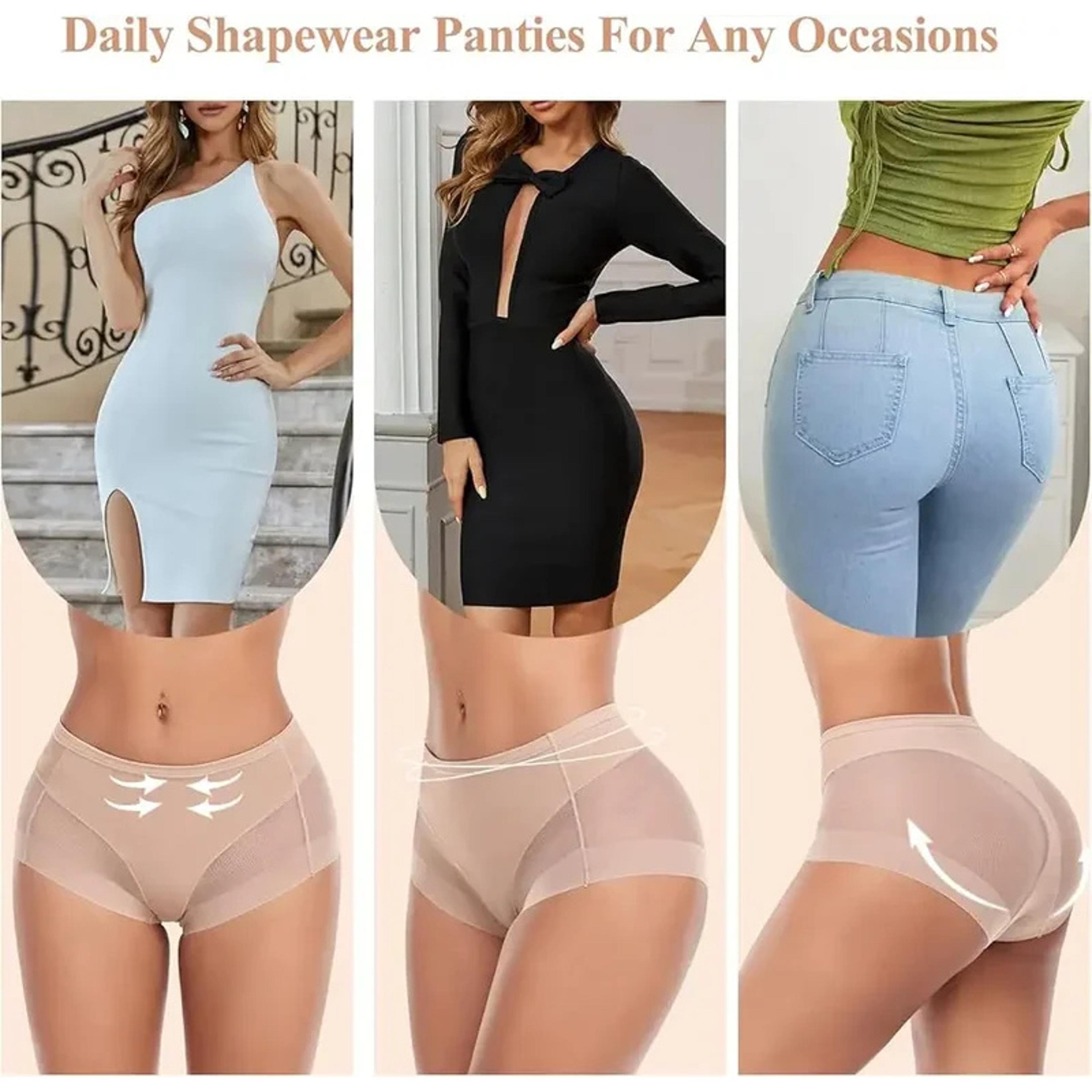 High Waist Tummy Control Shapewear Panties For Women Butt Lifting Slimming Briefs 3