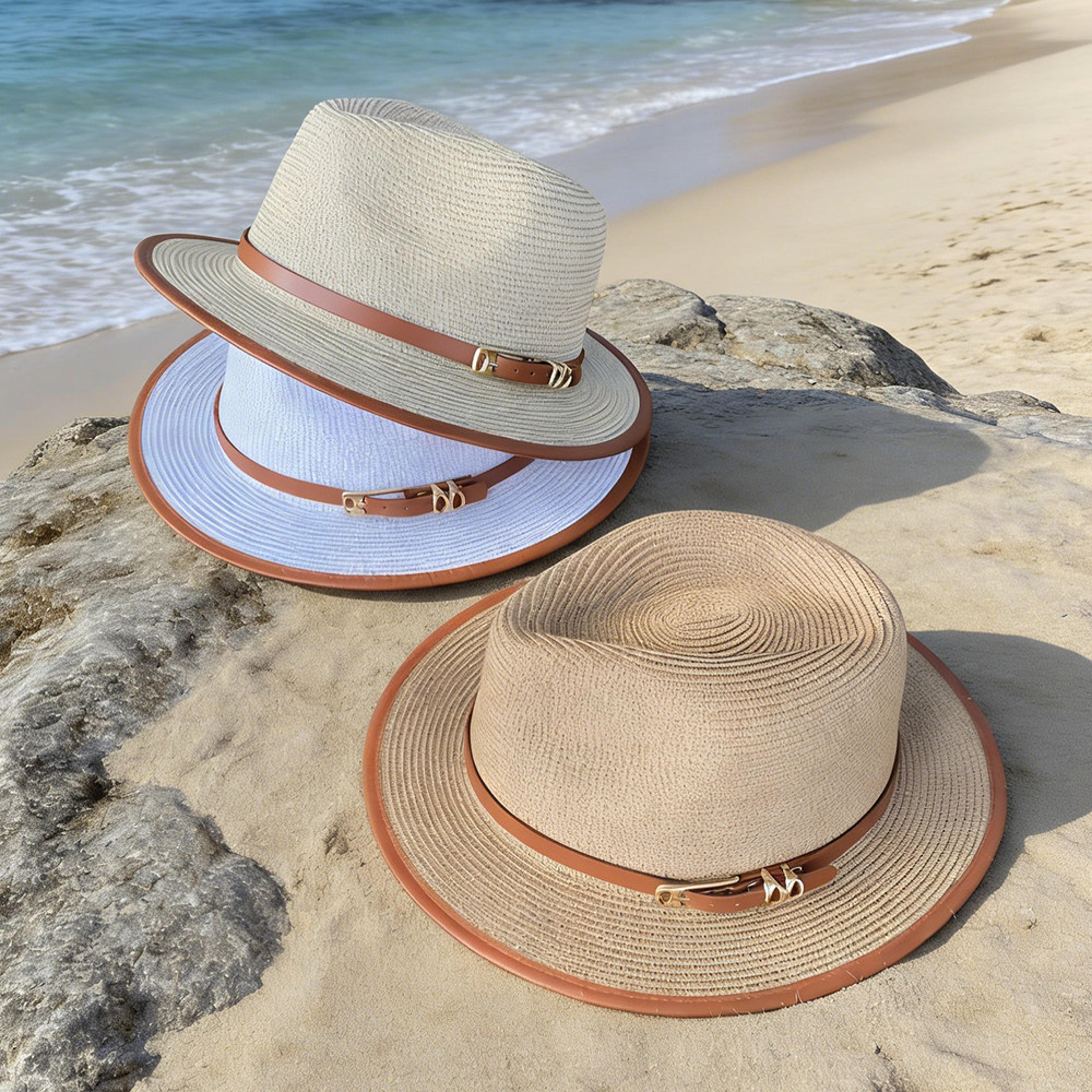 Womens Flat Top Straw Sun Hat For Beach Vacation And Summer Style 3
