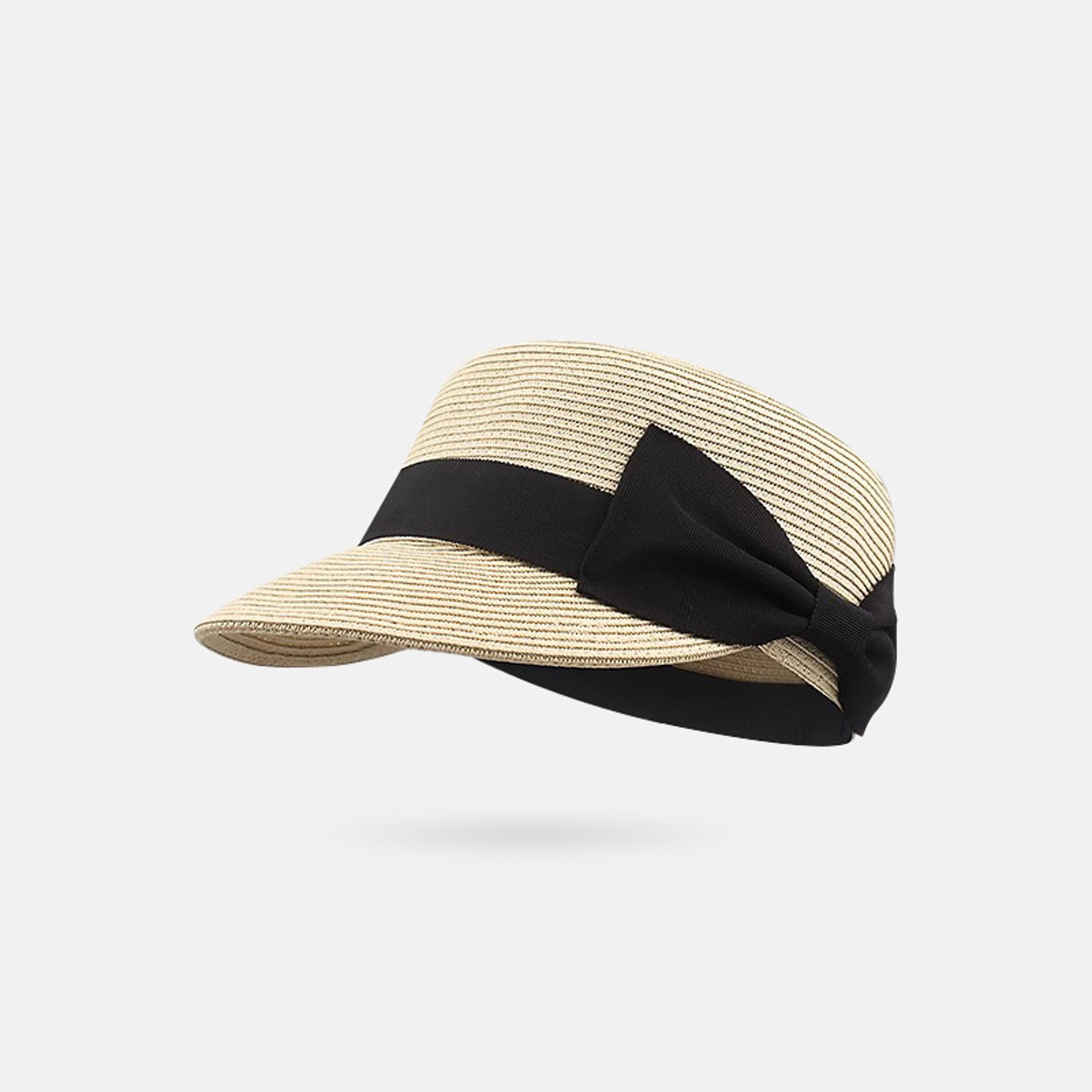 Bow Woven Duckbill Straw Sun Hat For Women 6