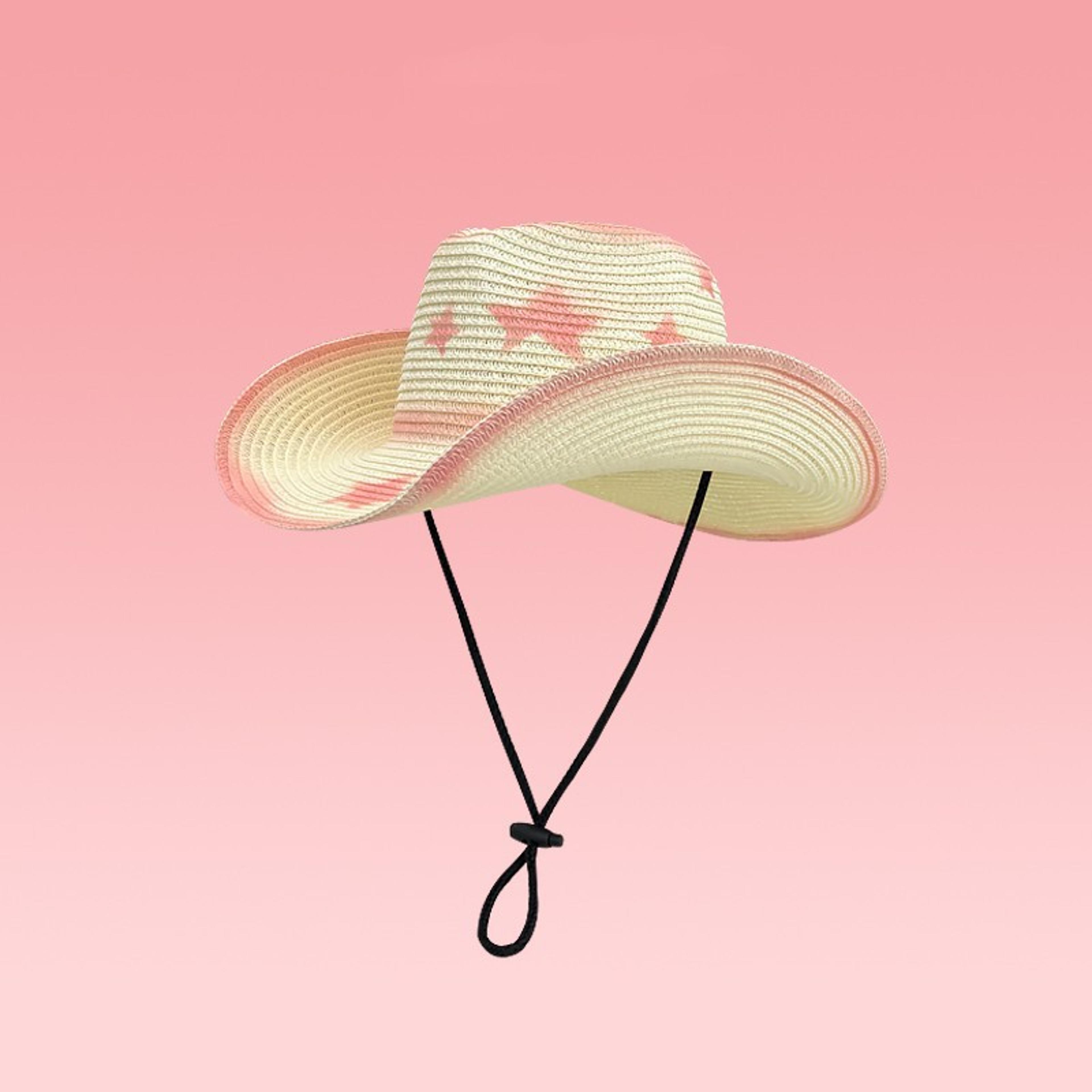 Japanese Retro Star Straw Cowboy Hat With Windproof Strap 6