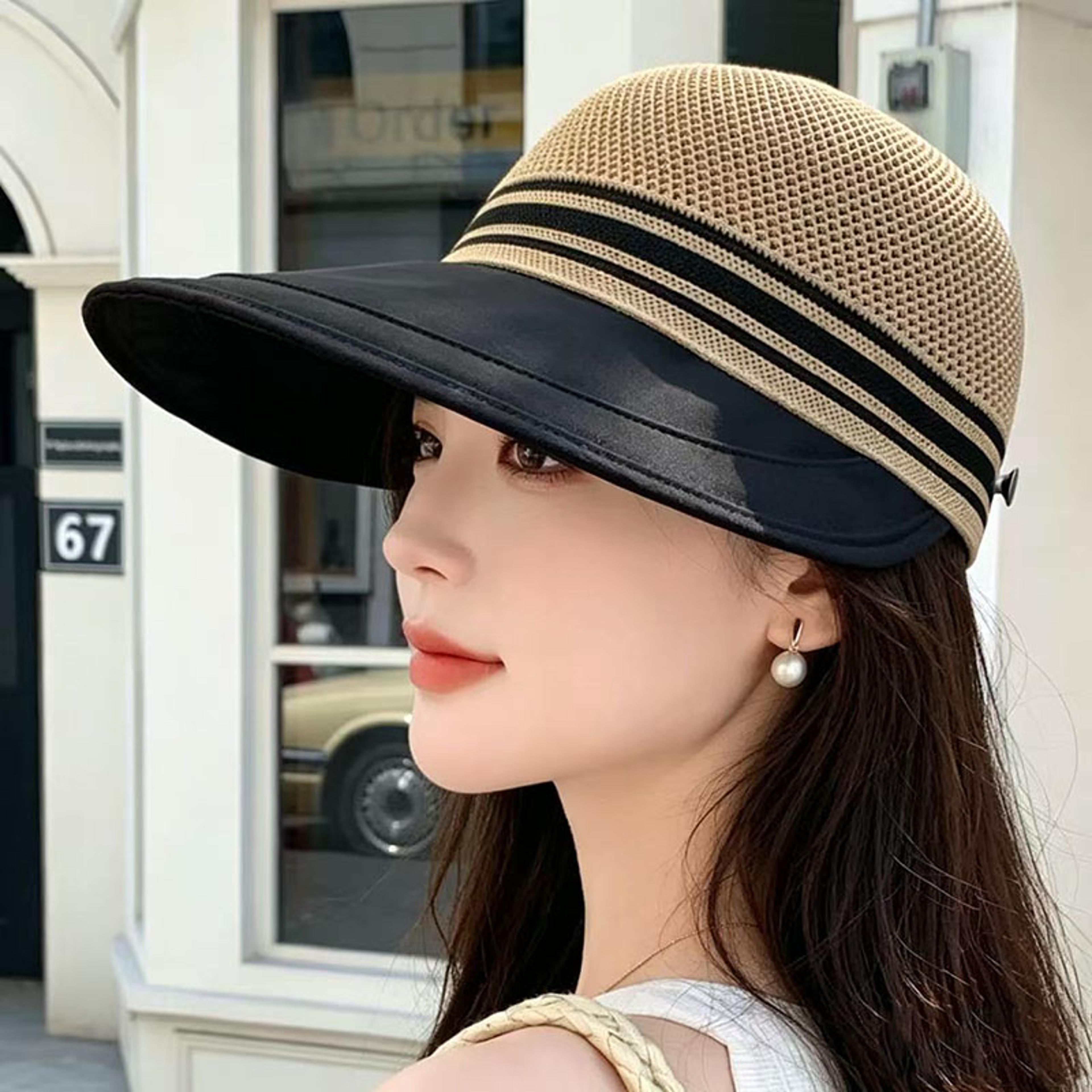wide brim sun protection hat for women breathable summer fisherman cap
