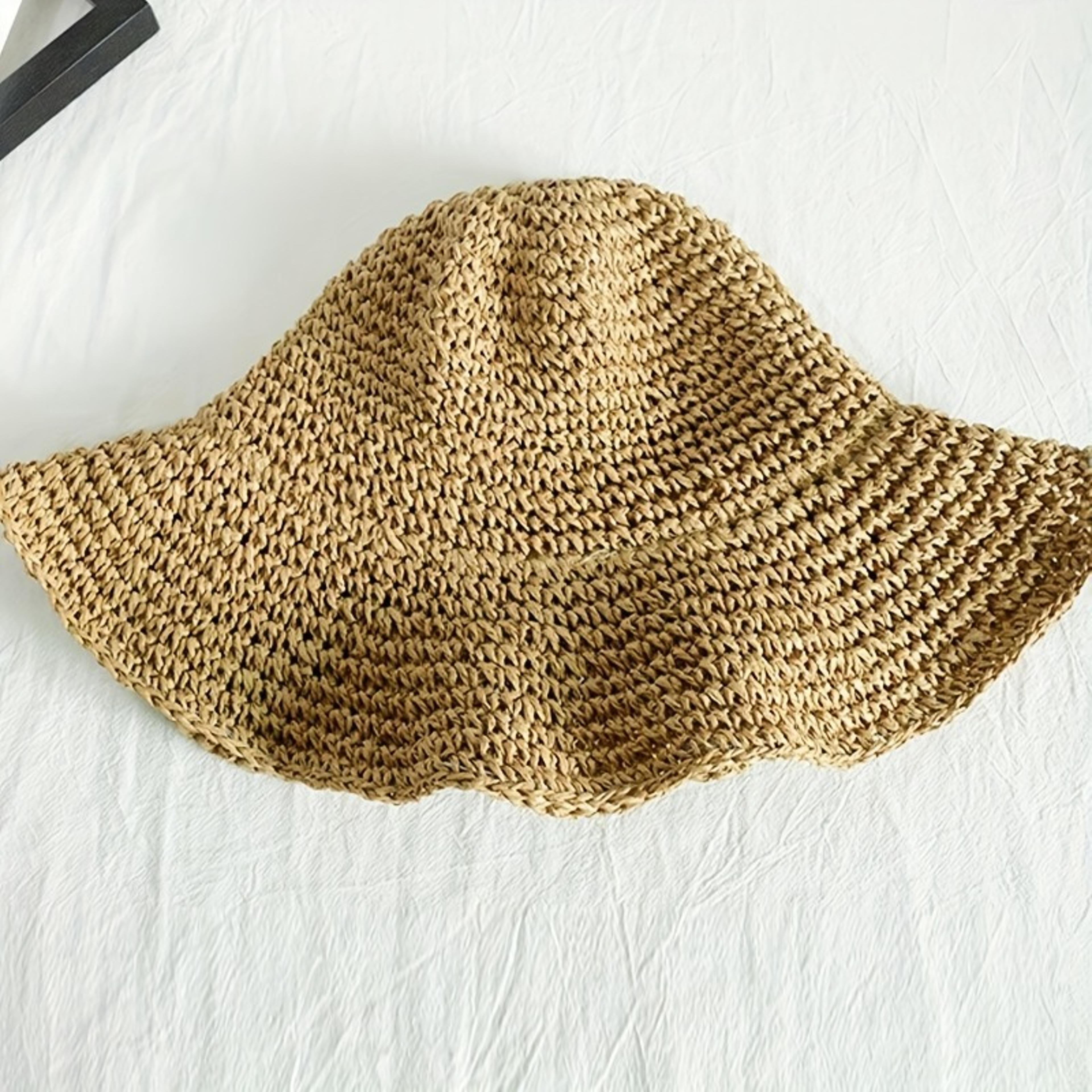 Bella Luna Foldable Wide Brim Beach Hat With Adjustable Drawstring 0