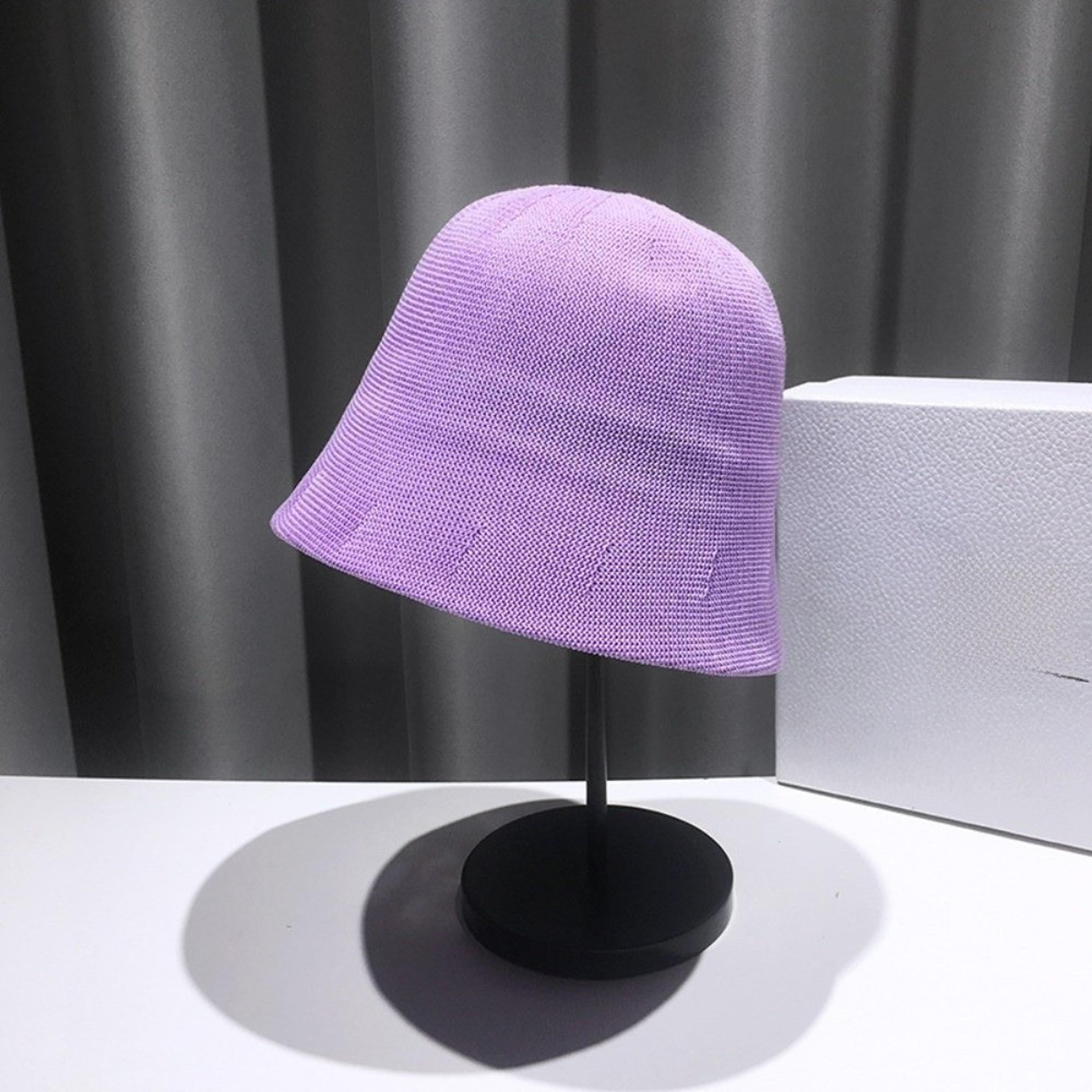 Foldable Linen Beach Bucket Hat With Wide Brim Breathable Cotton Summer Sun Protection Floppy Hat F 6