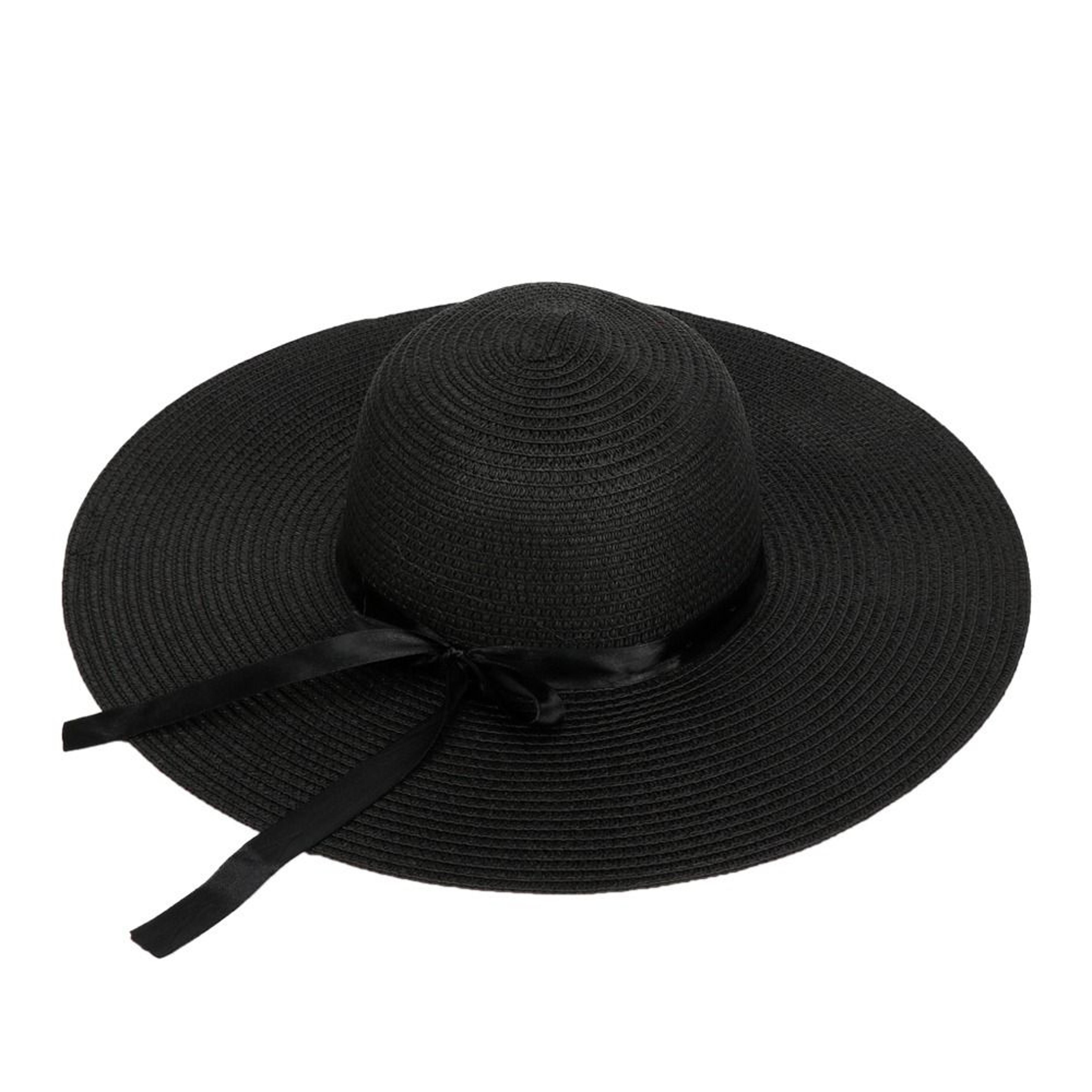 Women Foldable Summer Beach Straw Sun Hat With Bow Wide Brim Floppy Visor Cap 7