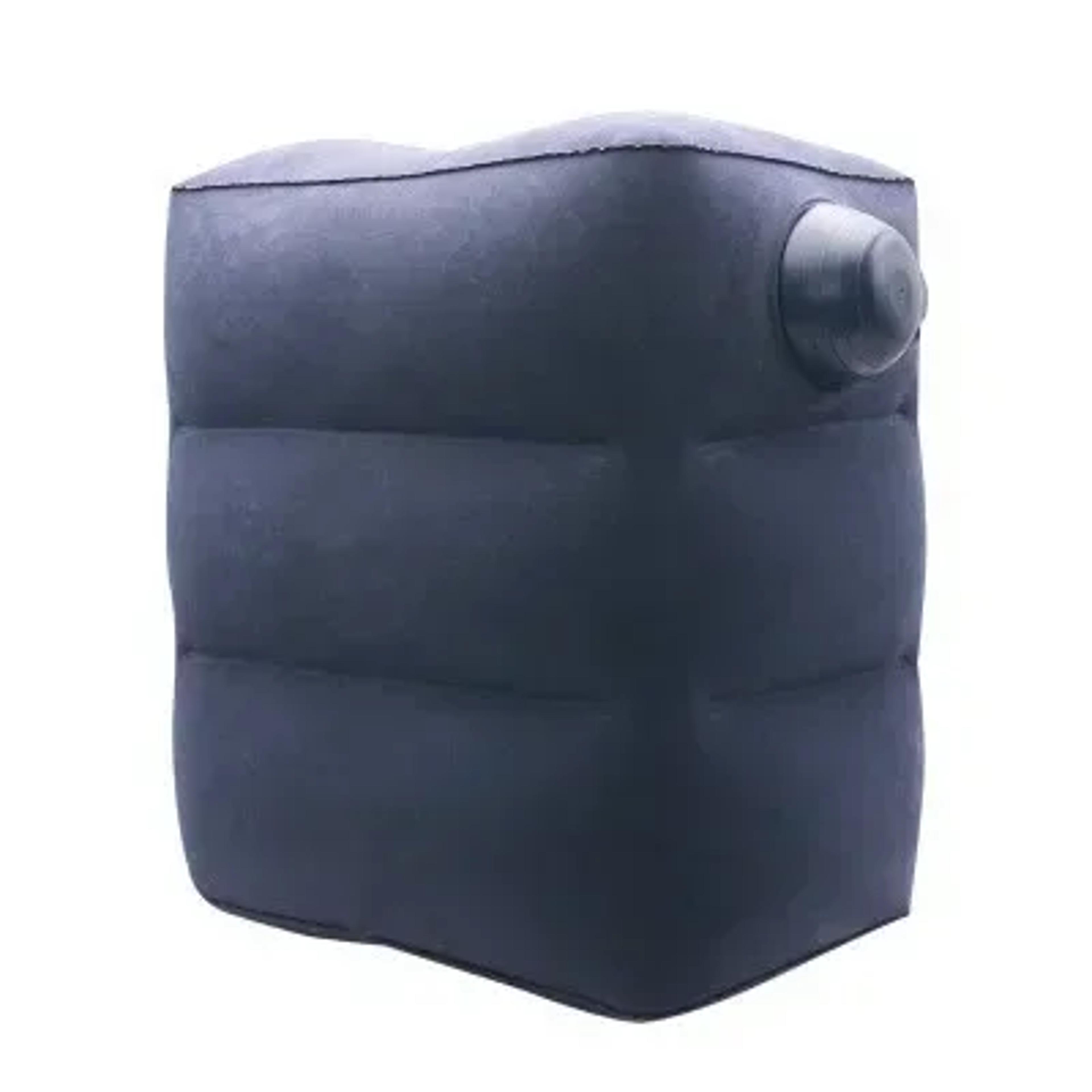 Adjustable Inflatable Travel Pillow Flight Sleeping Footrest Portable Rest Cushion For Airplane Car