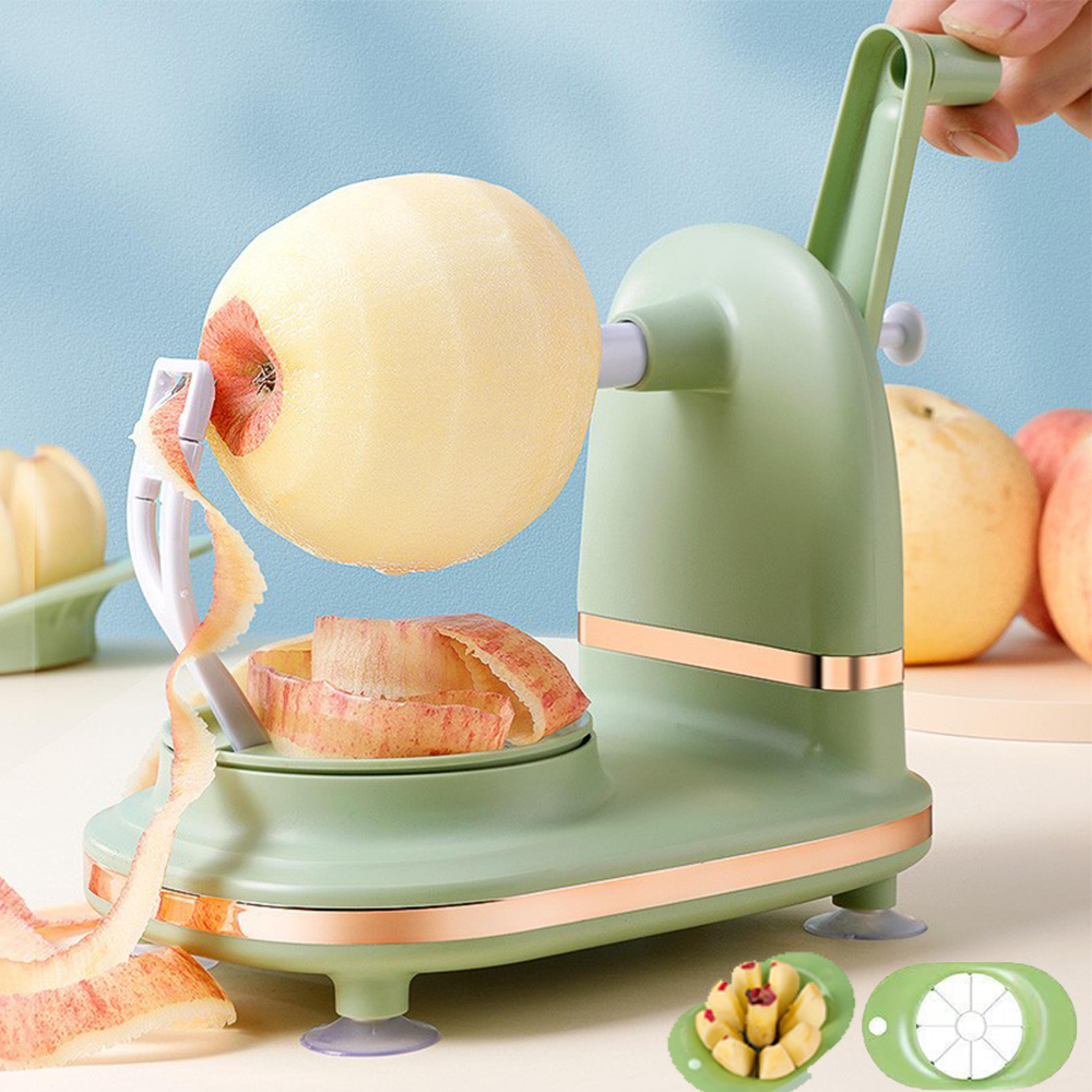 Multifunctional Kitchen Peeler Handcranked Fruit Peeler Apple Pear Slicing Tool Fruit Divider Spare 1