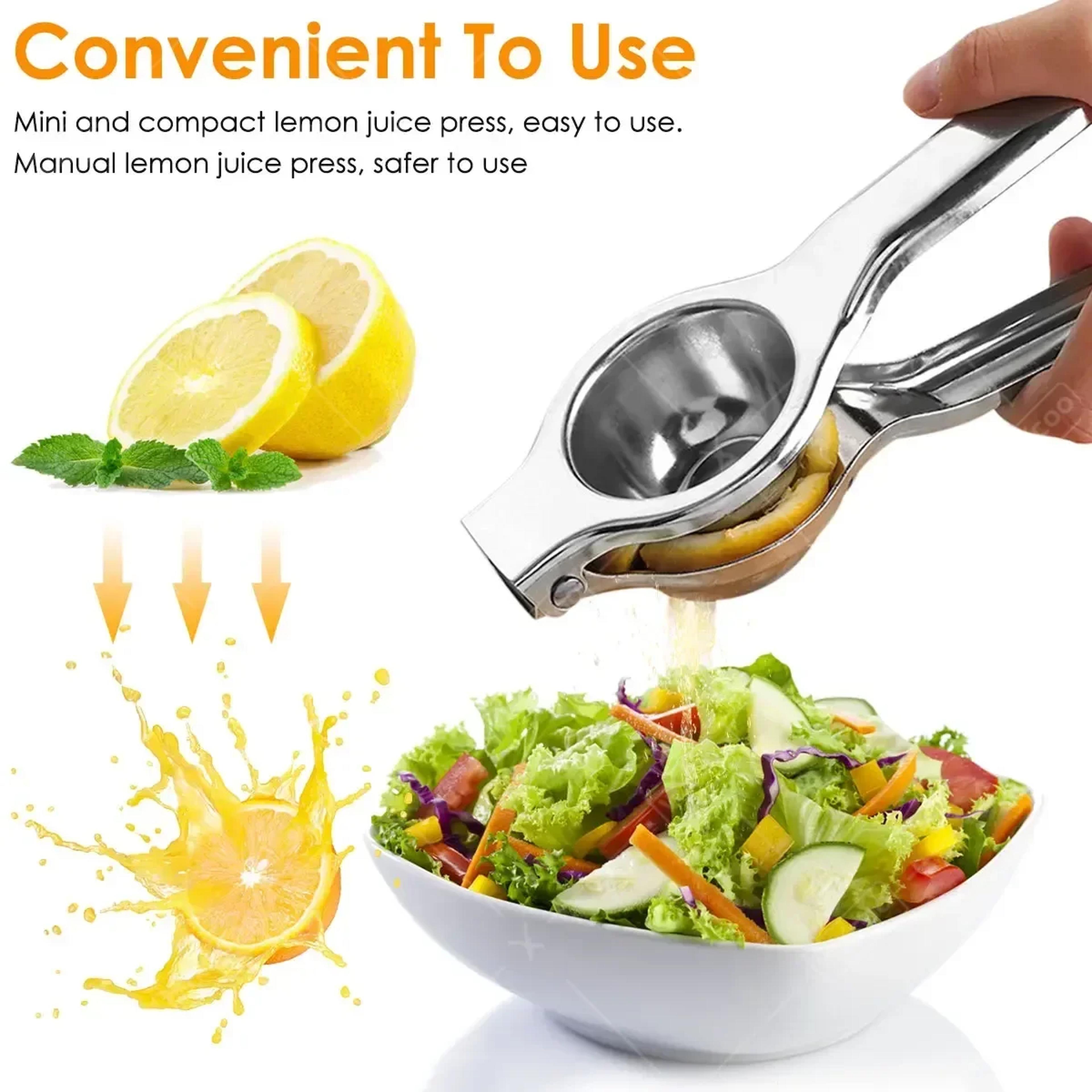 Stainless Steel Lemon Squeezer Handheld Citrus Juicer Lemon Lime Orange Press Manual Fruit Juicer H 2