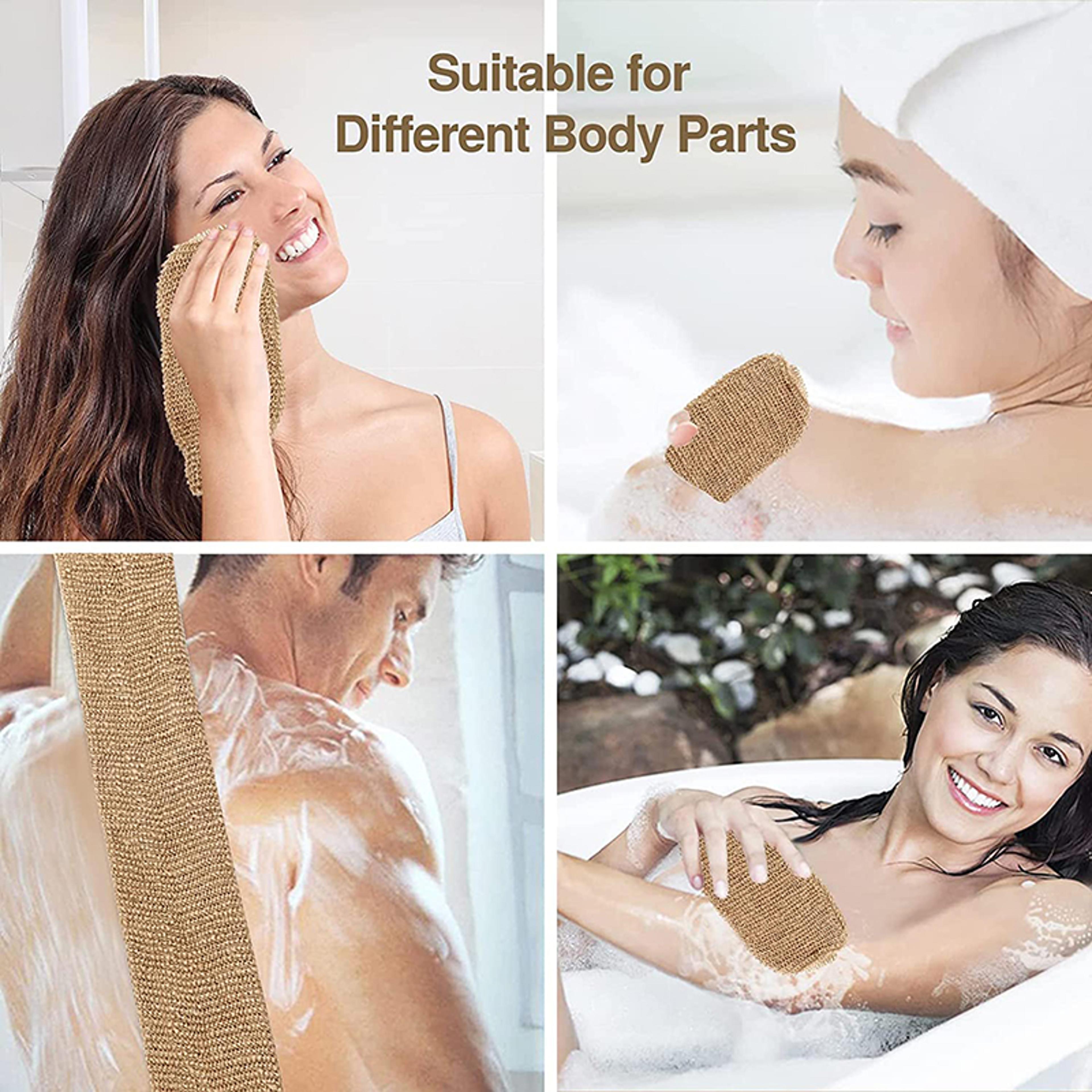 Bath Towel Shower Towel Back Body Exfoliating Belt Shower Scrubber Body Cleaning Bathroom Shower St 3